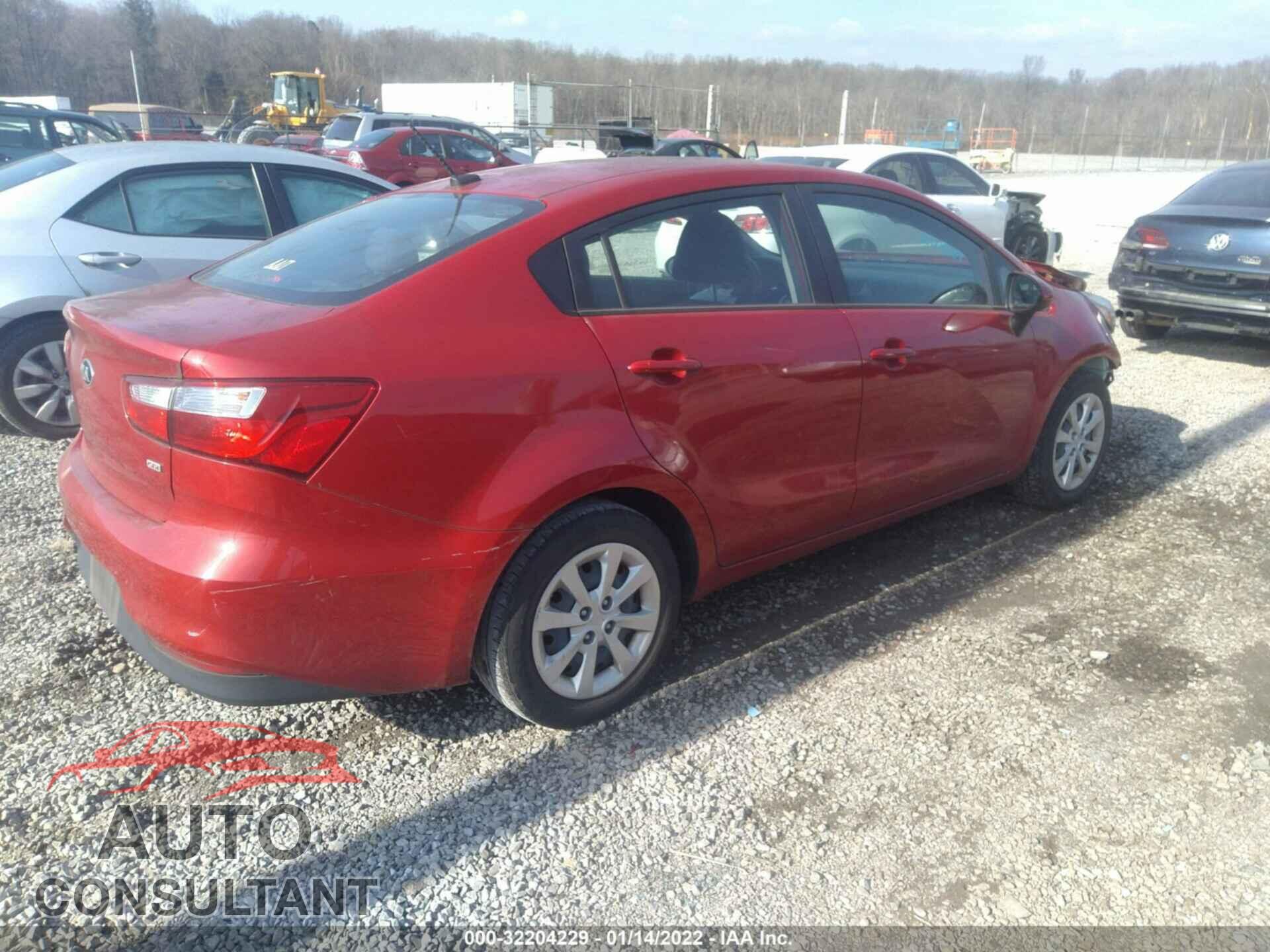 KIA RIO 2017 - KNADM4A3XH6100392