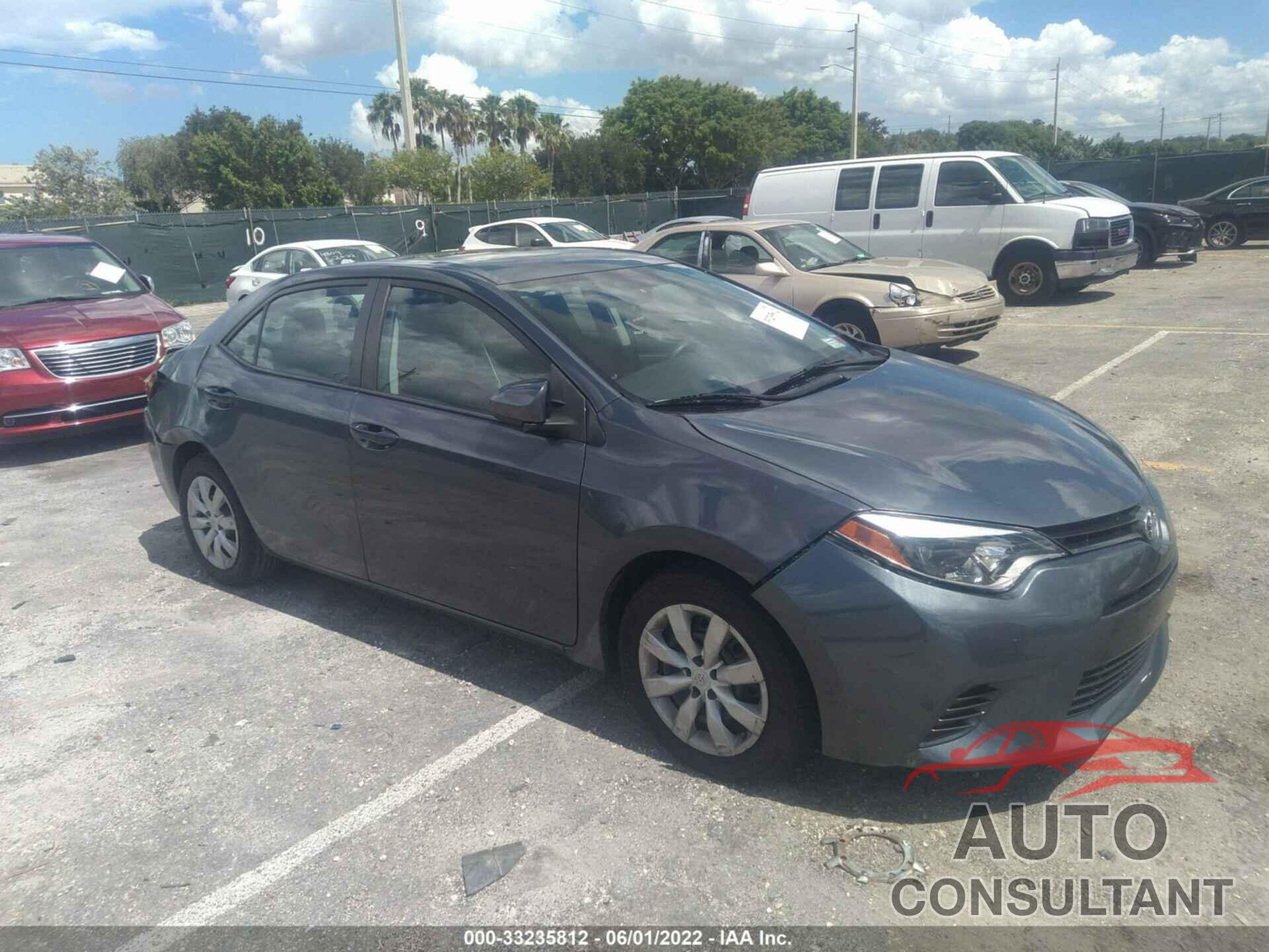 TOYOTA COROLLA 2016 - 2T1BURHE8GC530847