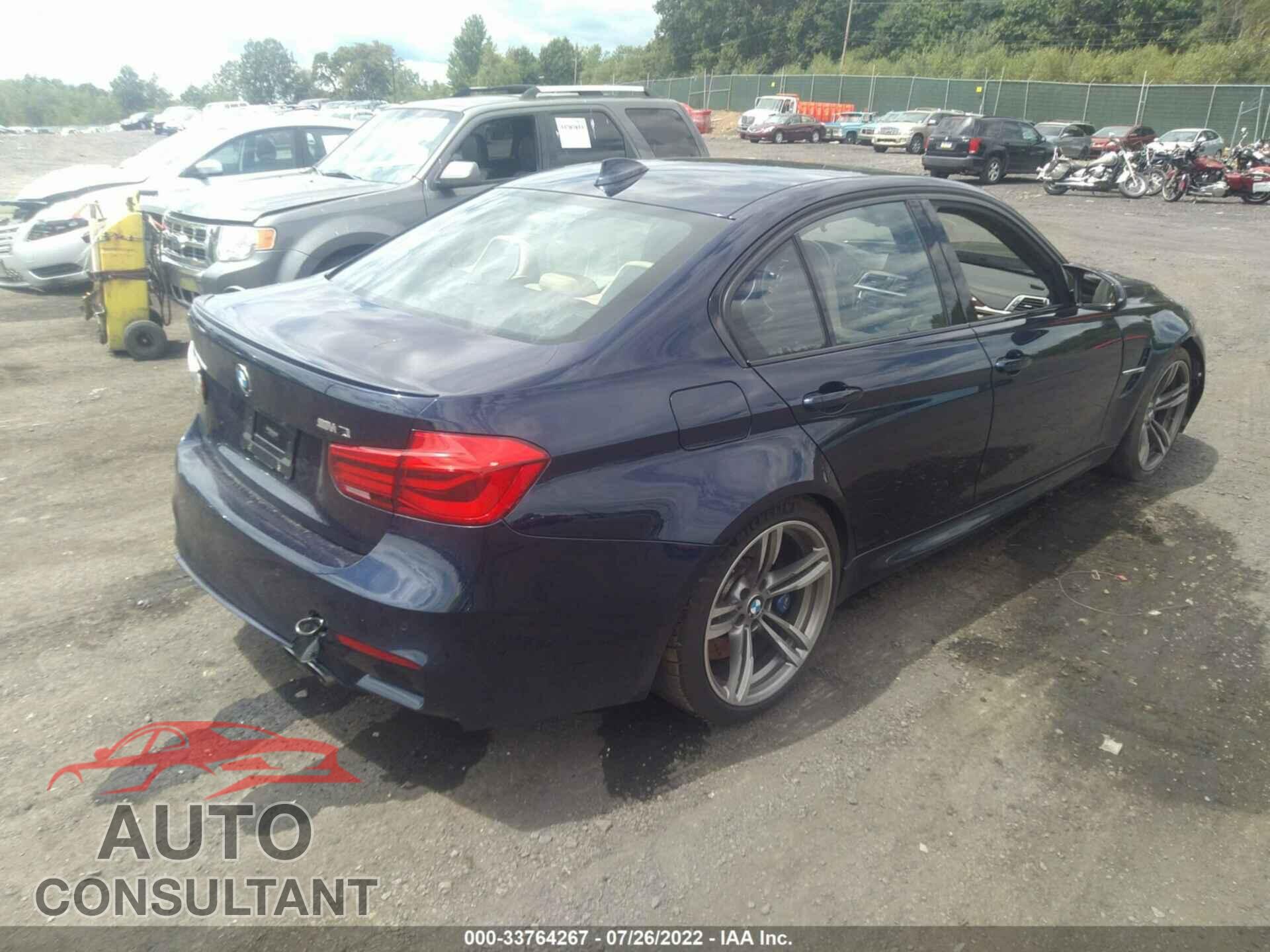 BMW M3 2016 - WBS8M9C51G5D30953
