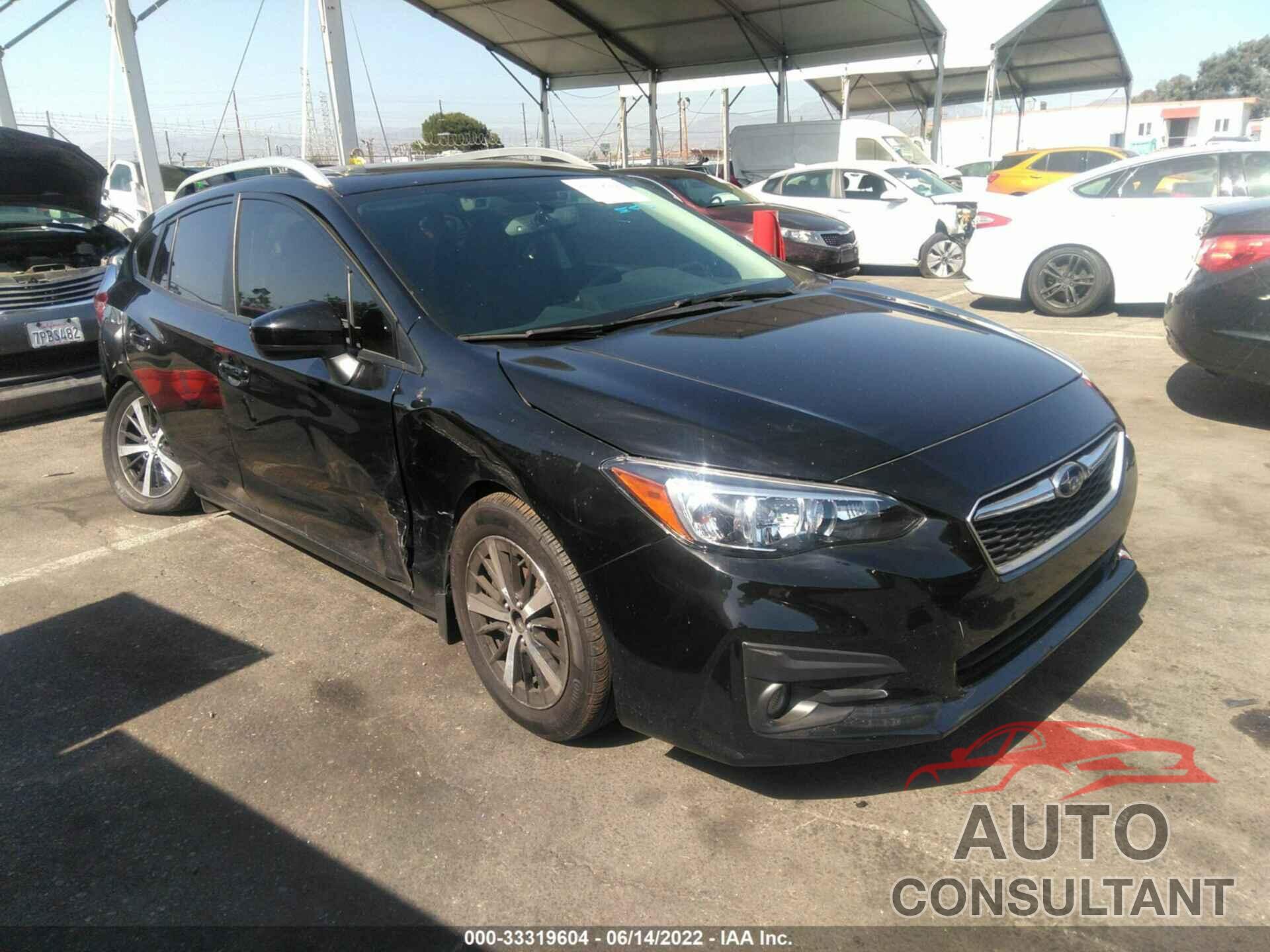 SUBARU IMPREZA 2019 - 4S3GTAD62K3706902