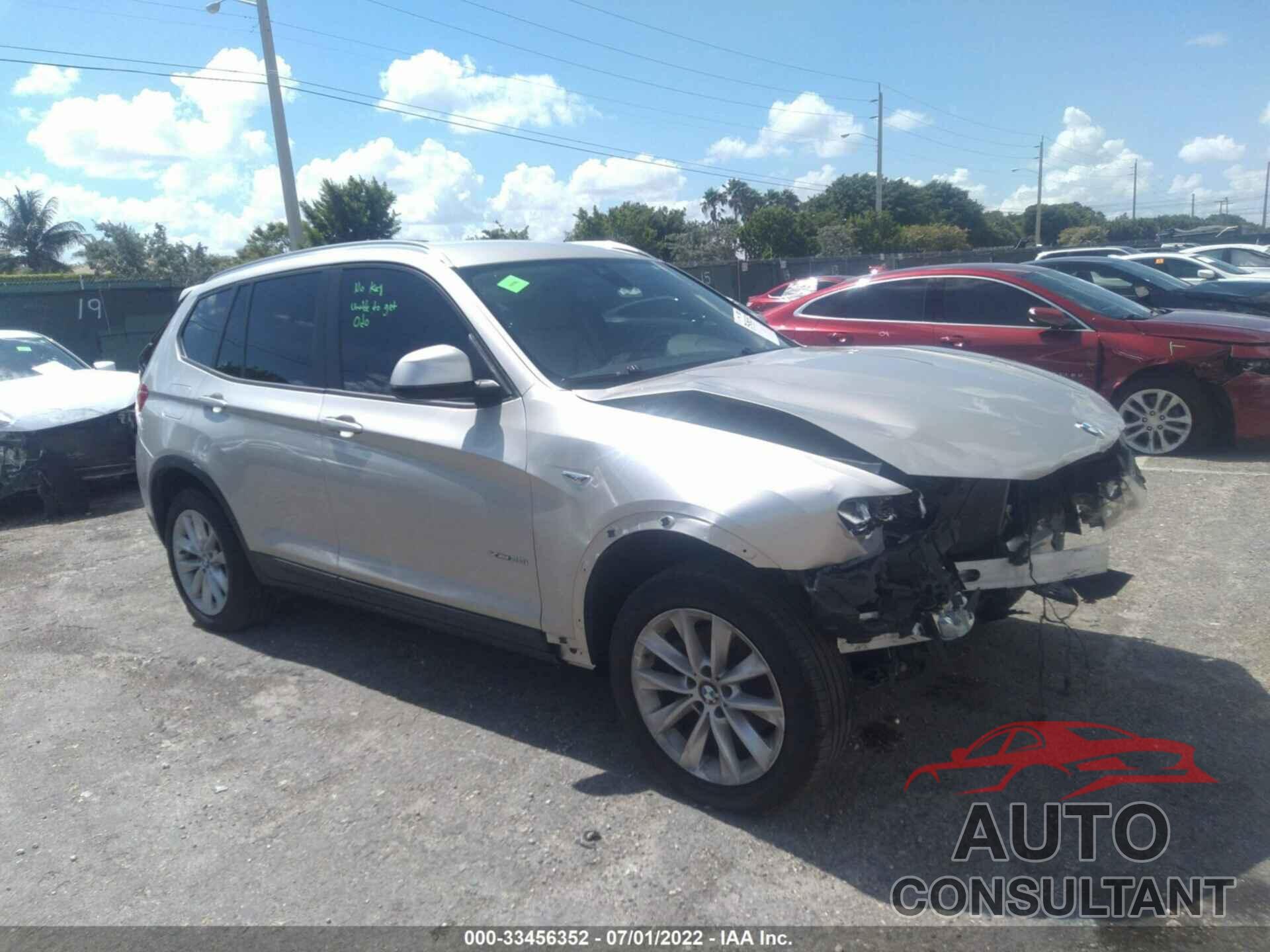 BMW X3 2017 - 5UXWX9C52H0D99752