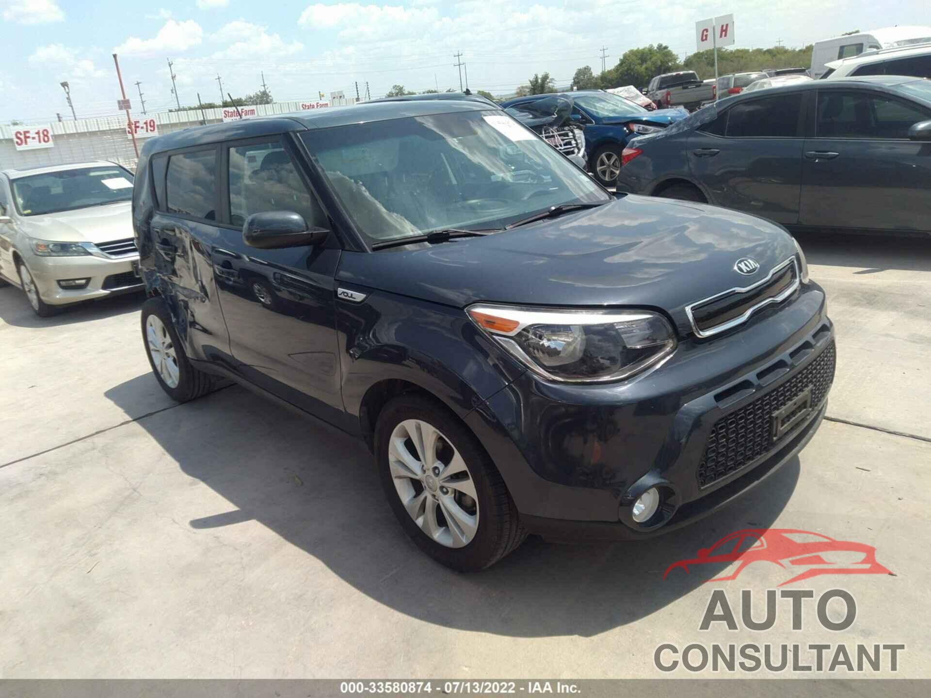 KIA SOUL 2016 - KNDJP3A5XG7377206