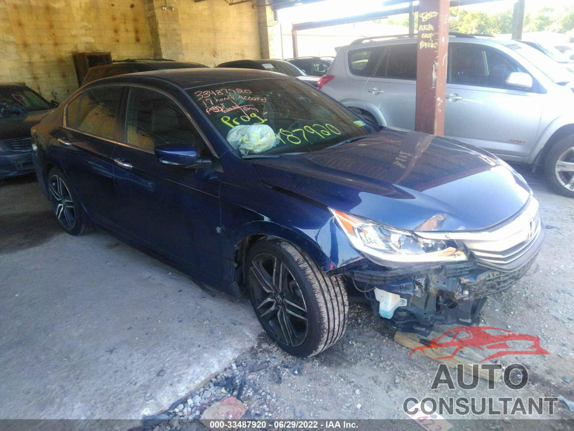 HONDA ACCORD SEDAN 2017 - 1HGCR2F5XHA297156