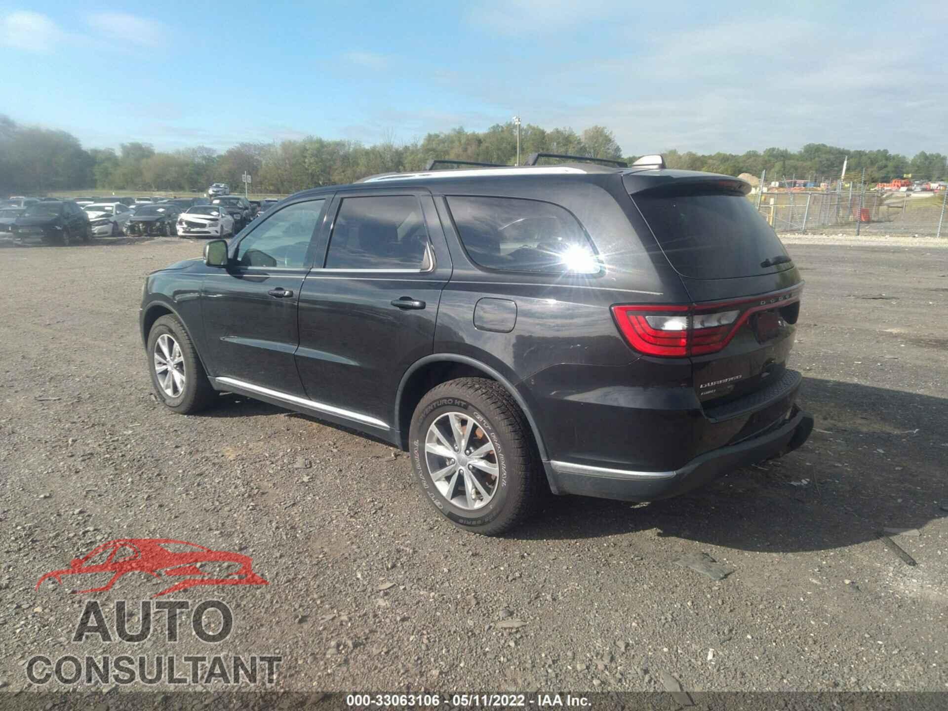 DODGE DURANGO 2016 - 1C4RDJDG0GC449275