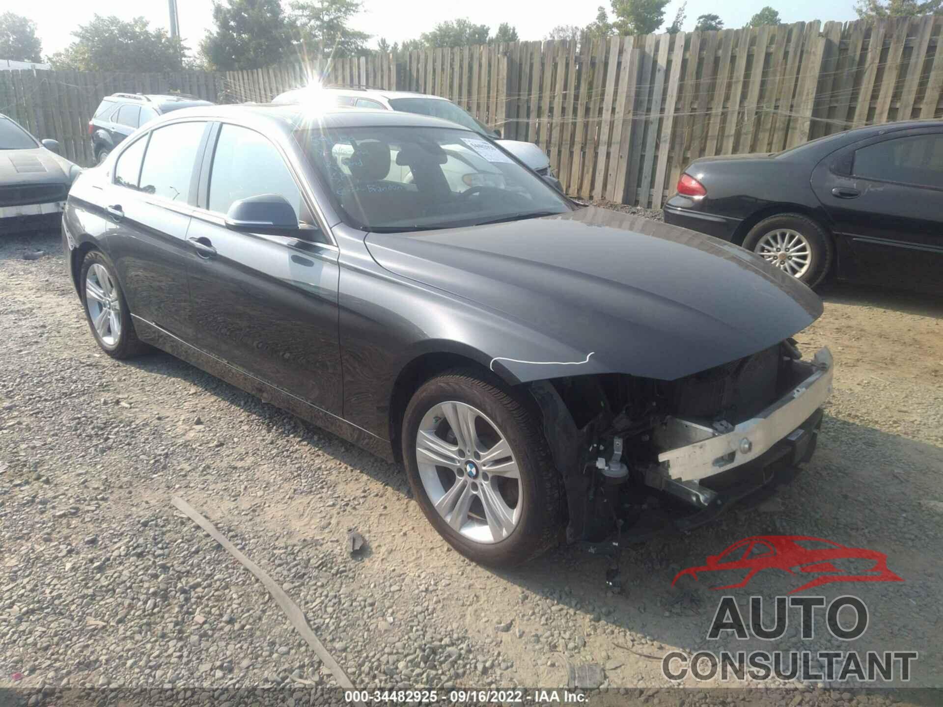 BMW 3 SERIES 2017 - WBA8F1C33HK826089