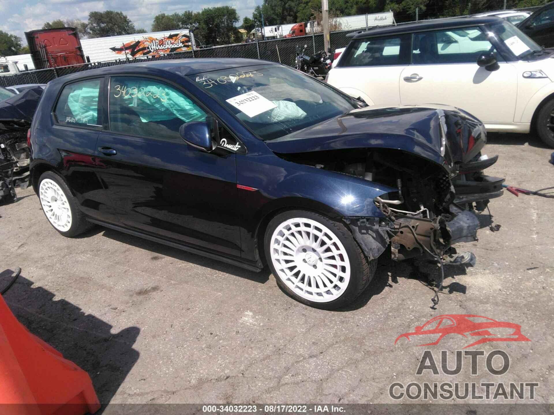 VOLKSWAGEN GOLF GTI 2016 - 3VWYT7AUXGM070291