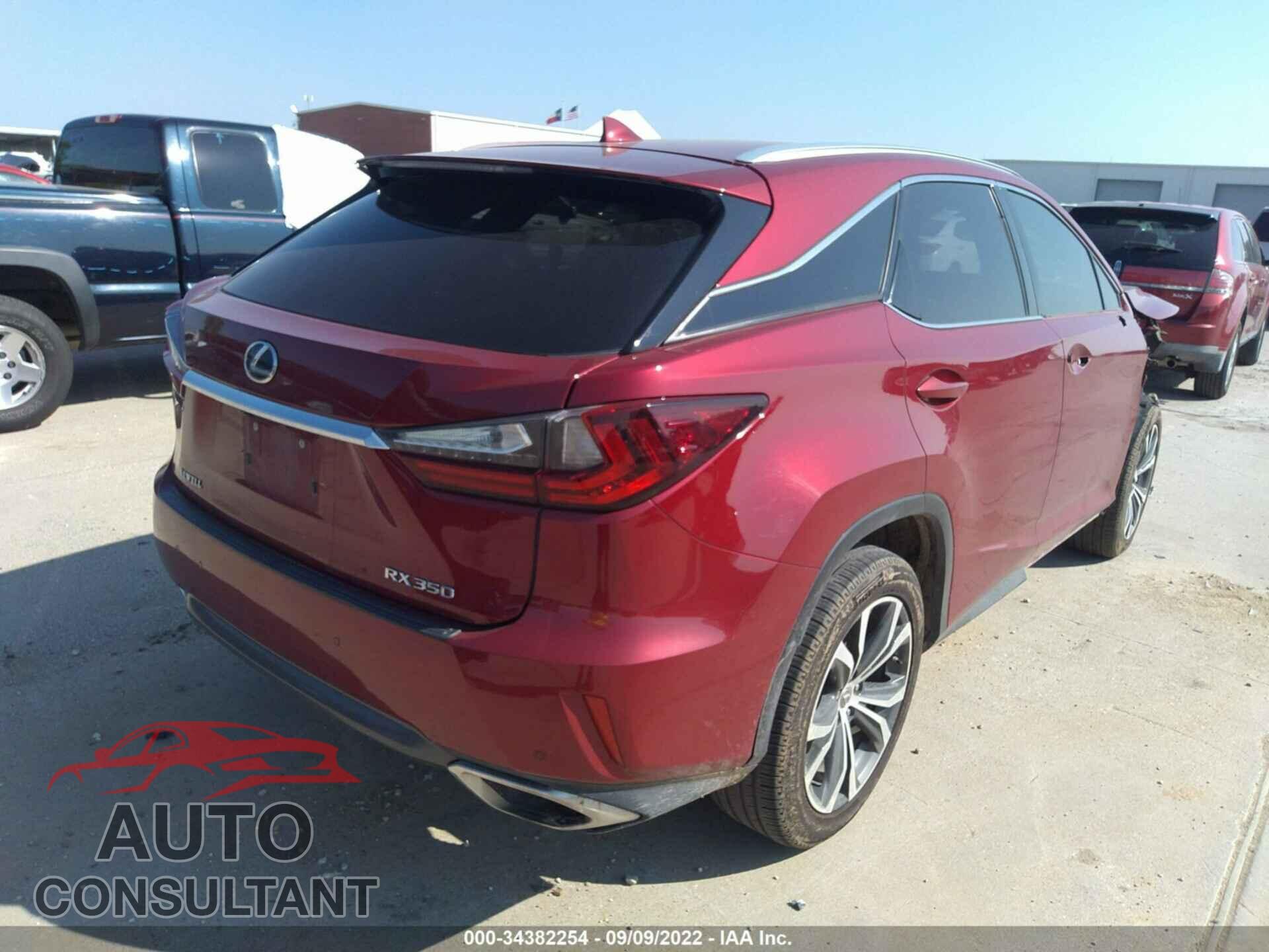 LEXUS RX 2017 - 2T2ZZMCA5HC055341