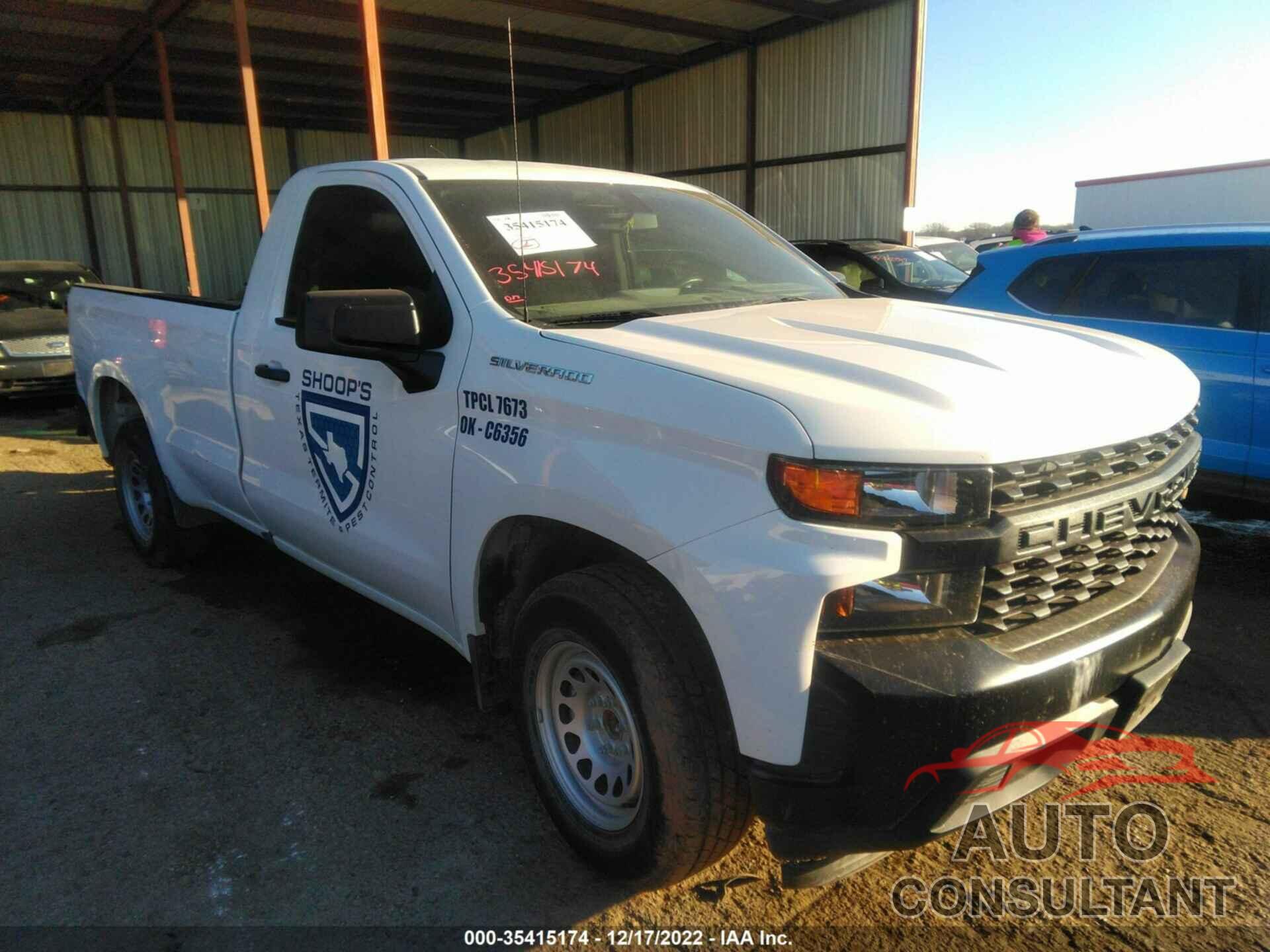 CHEVROLET SILVERADO 1500 2019 - 3GCNWAEH3KG305502