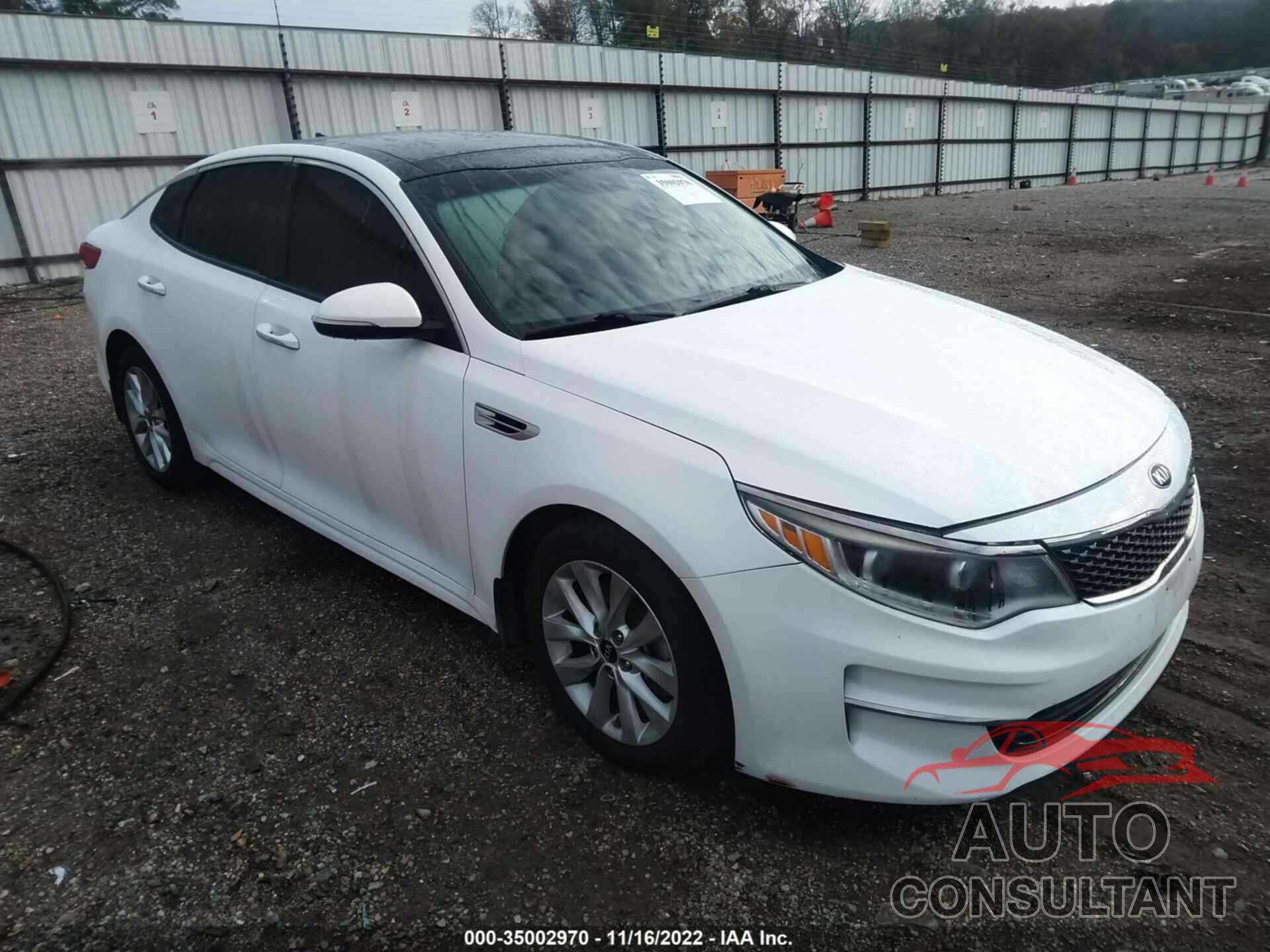 KIA OPTIMA 2016 - 5XXGU4L38GG068006