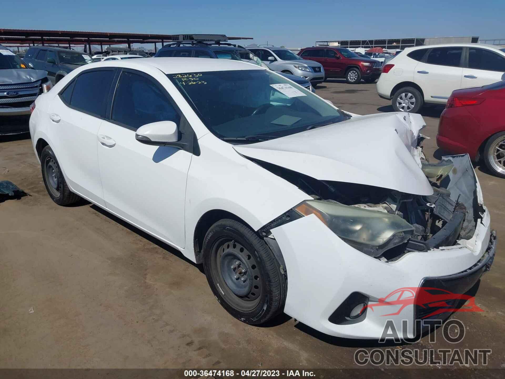 TOYOTA COROLLA 2015 - 5YFBURHE4FP282630