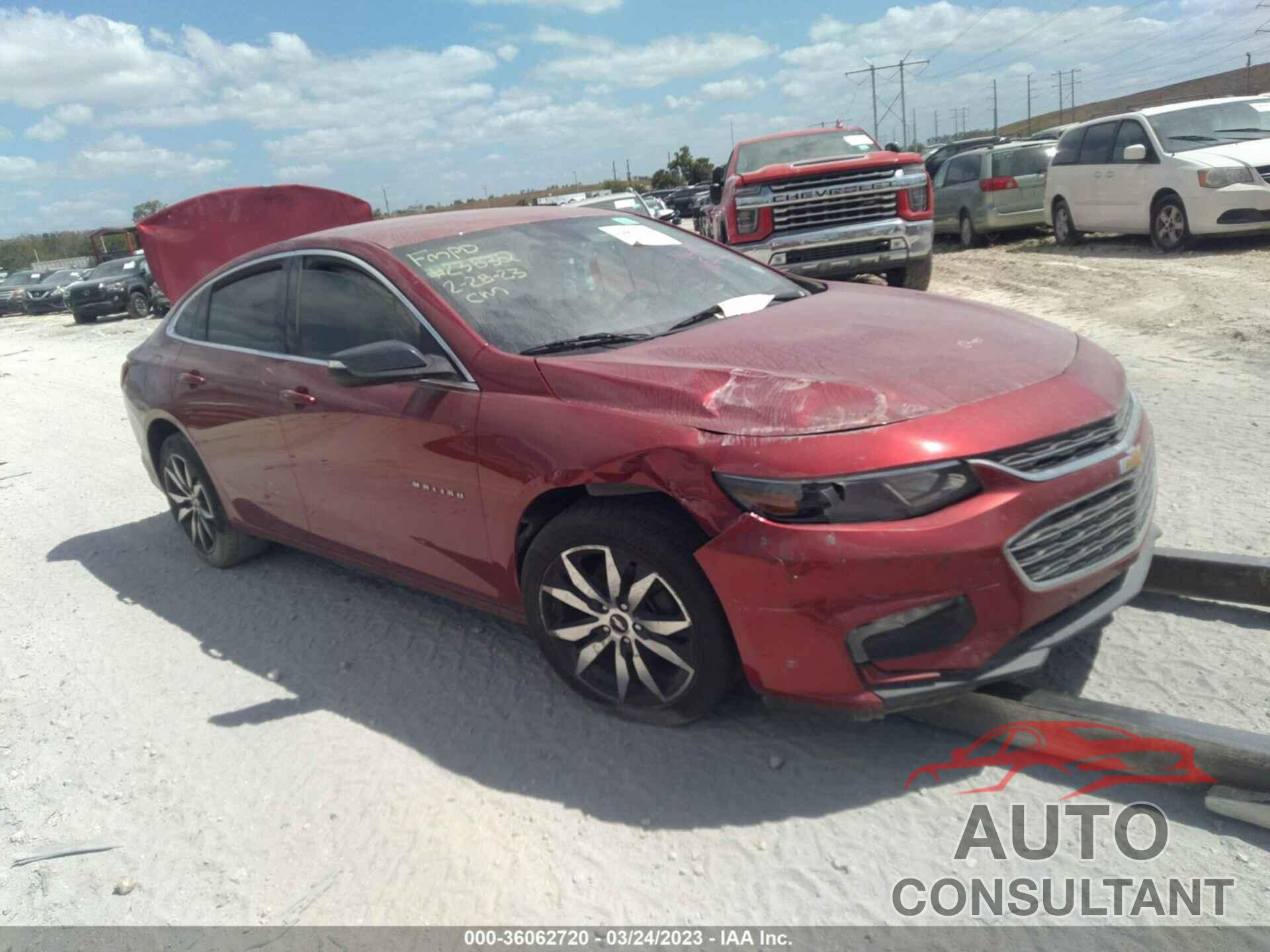 CHEVROLET MALIBU 2016 - 1G1ZF5SX9GF199952