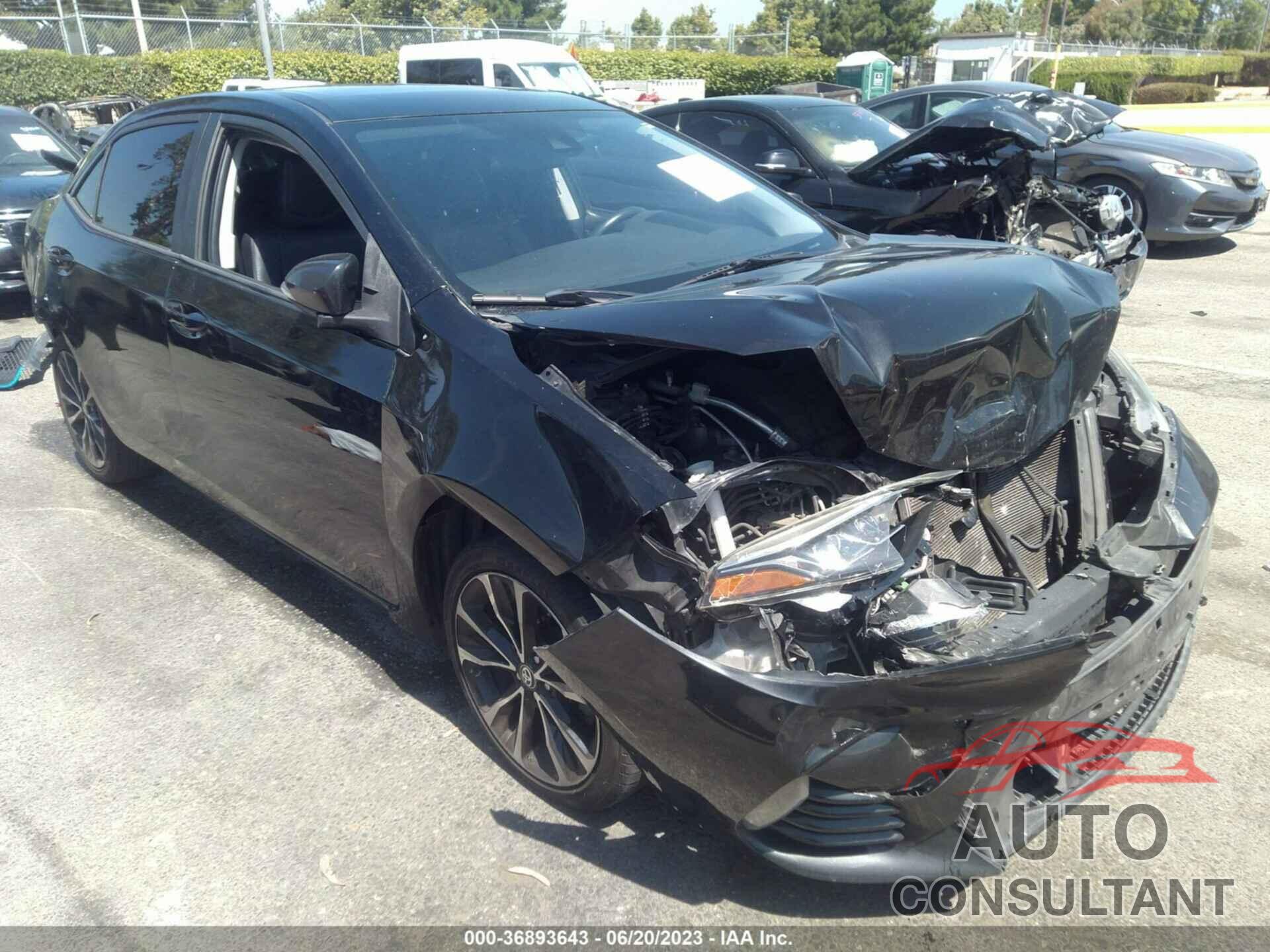 TOYOTA COROLLA 2017 - 2T1BURHE1HC767505