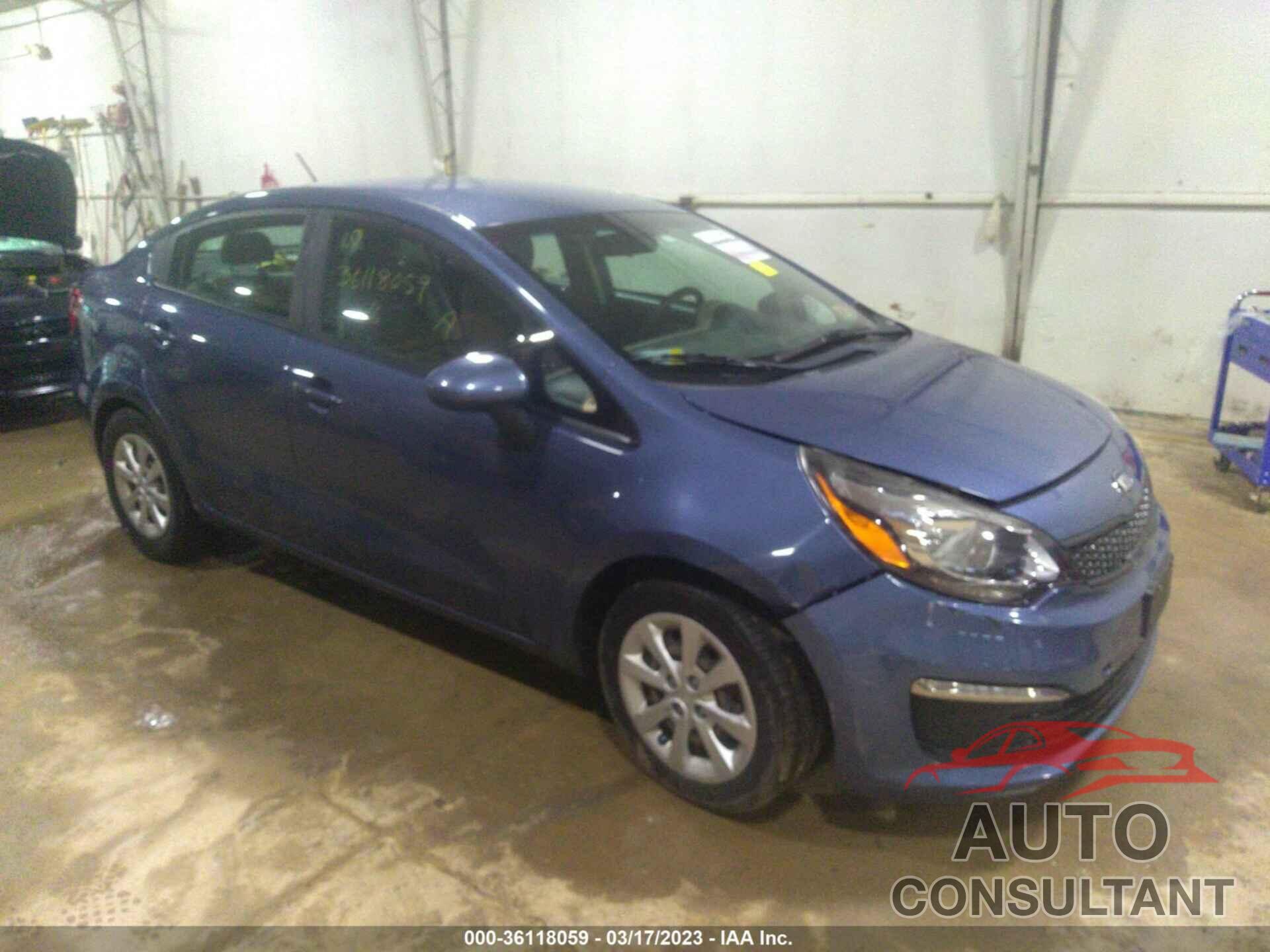 KIA RIO 2016 - KNADM4A34G6553275