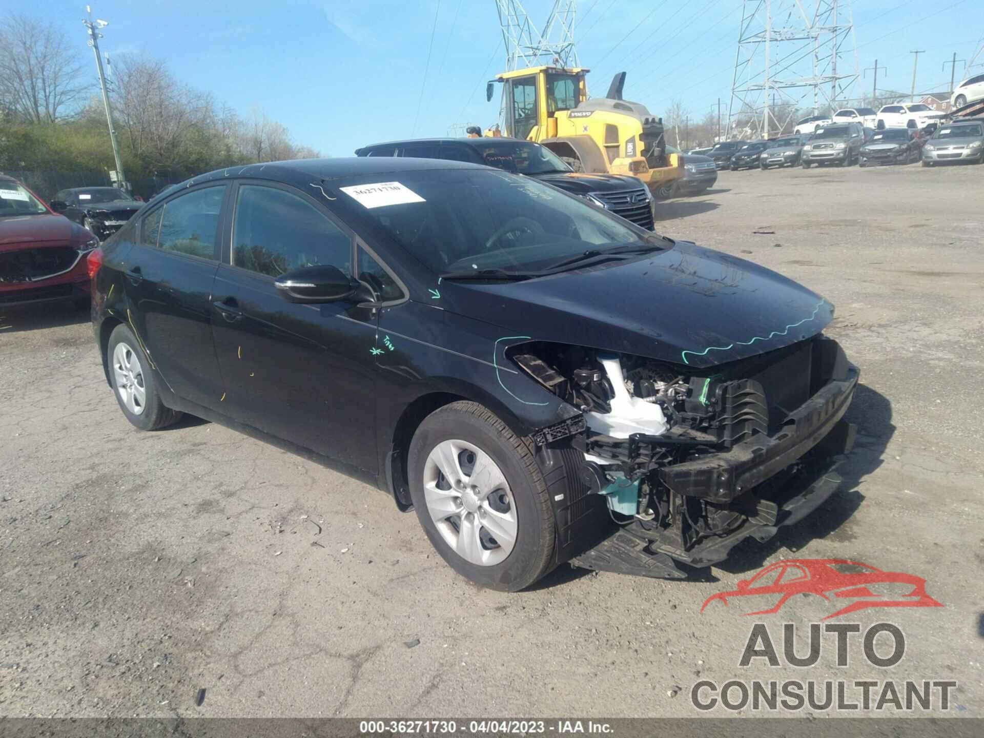 KIA FORTE 2015 - KNAFX4A61F5307752