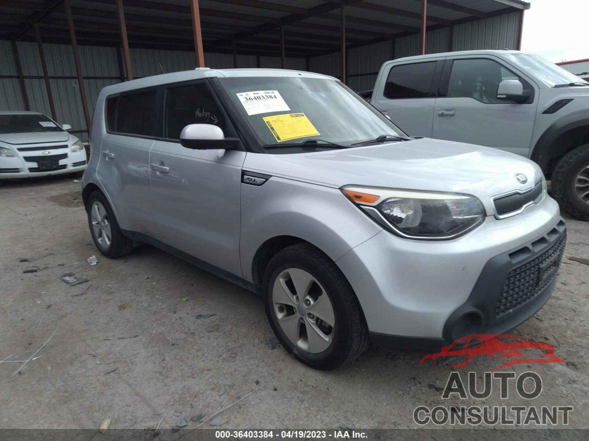 KIA SOUL 2015 - KNDJN2A25F7775993