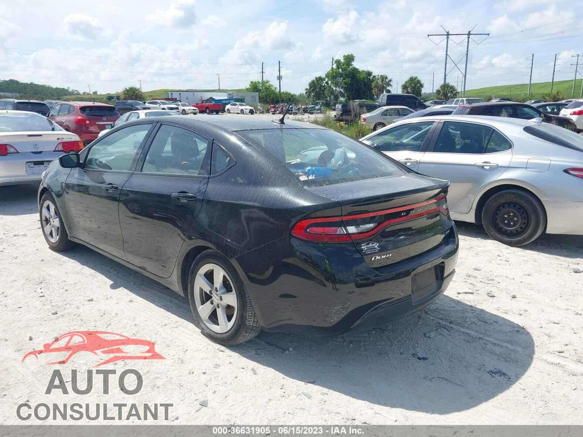 DODGE DART 2015 - 1C3CDFBB4FD222694