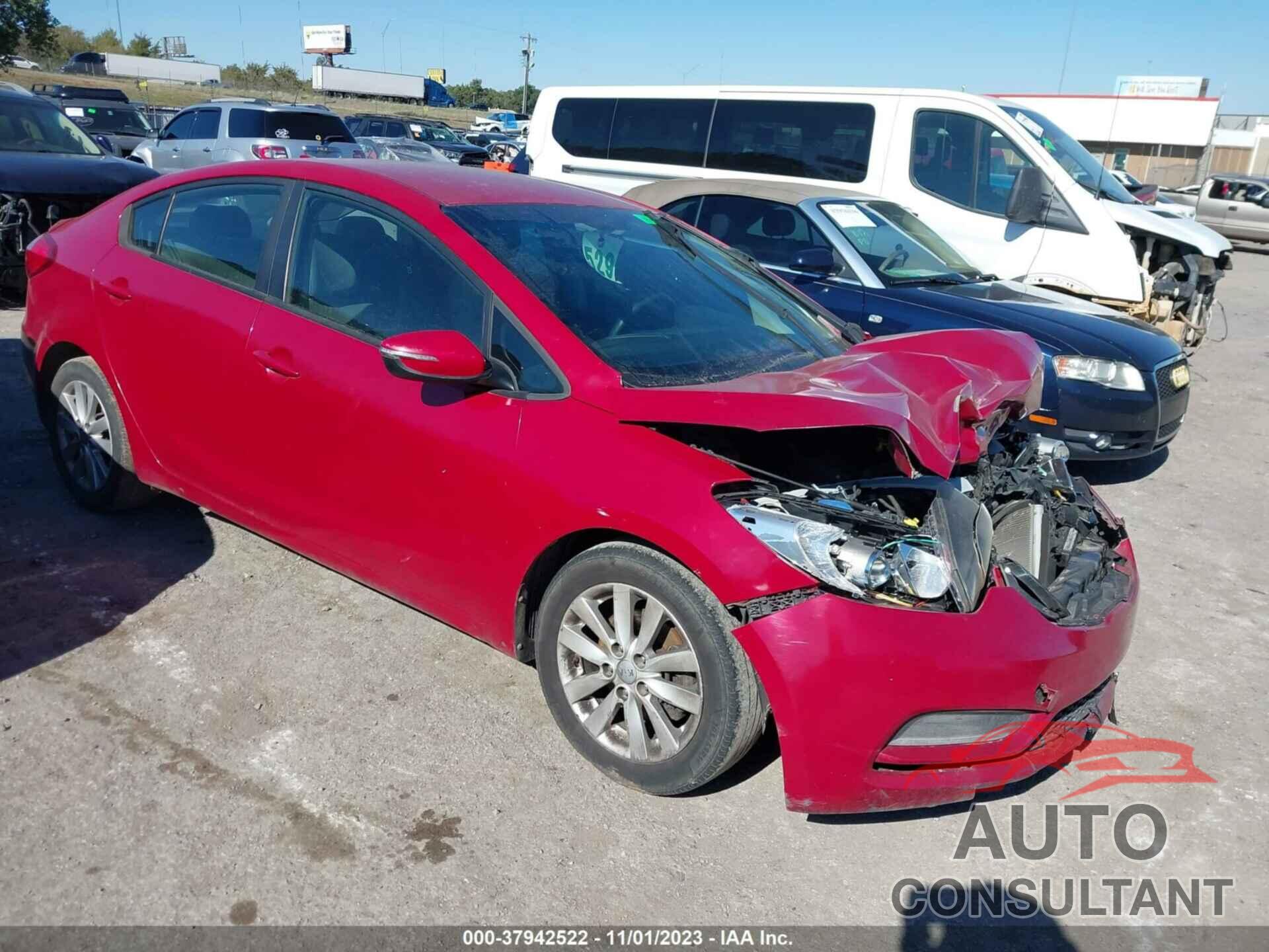 KIA FORTE 2015 - KNAFX4A64F5415069