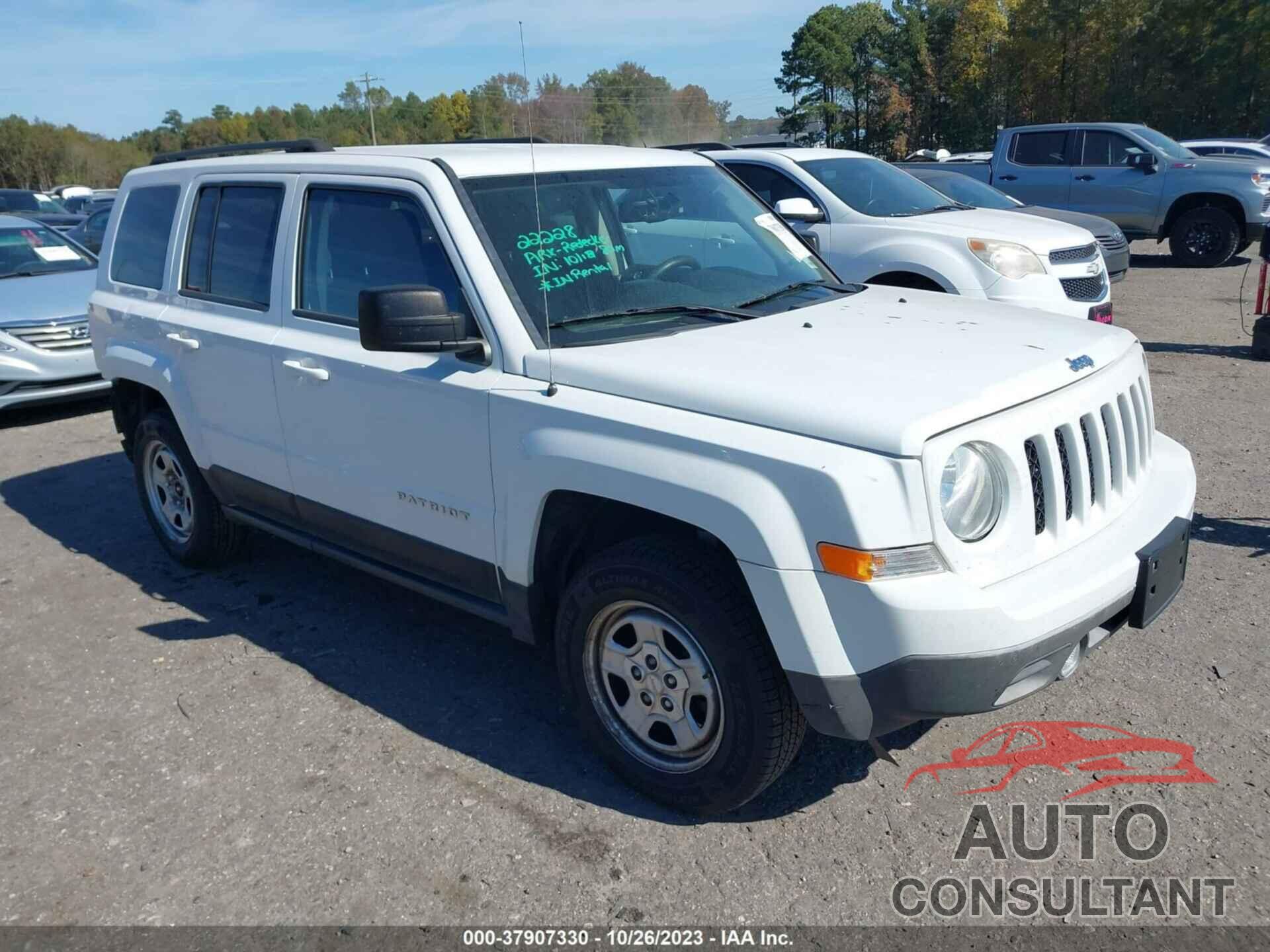 JEEP PATRIOT 2016 - 1C4NJRBB0GD653436