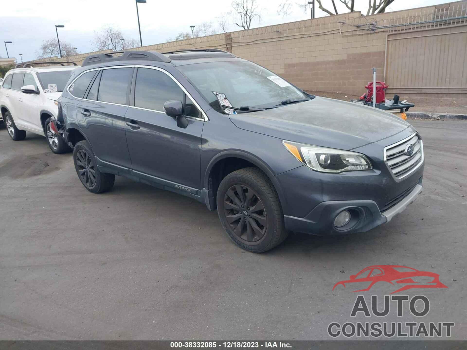 SUBARU OUTBACK 2016 - 4S4BSENC0G3204434
