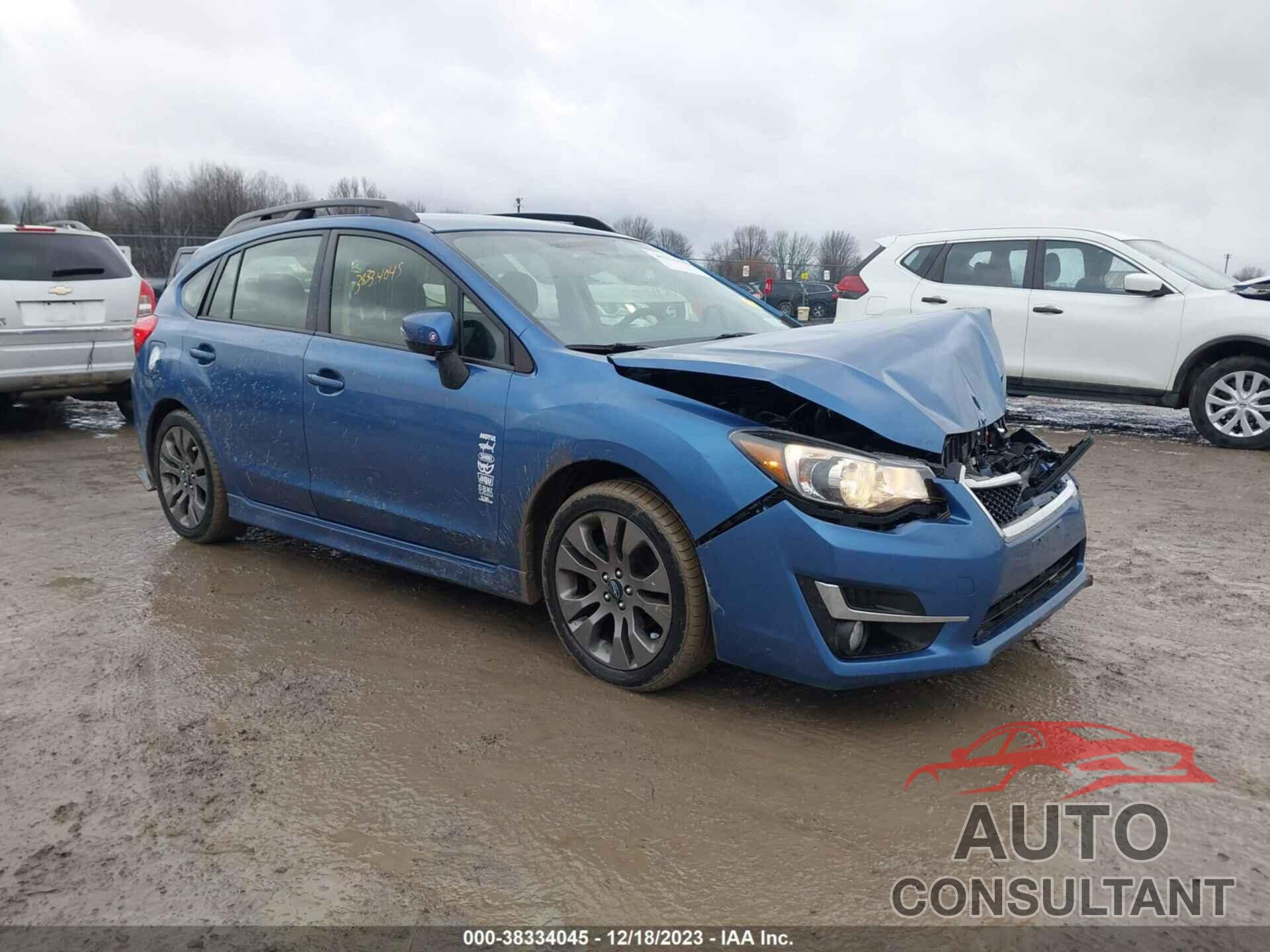 SUBARU IMPREZA 2016 - JF1GPAP66GH209660