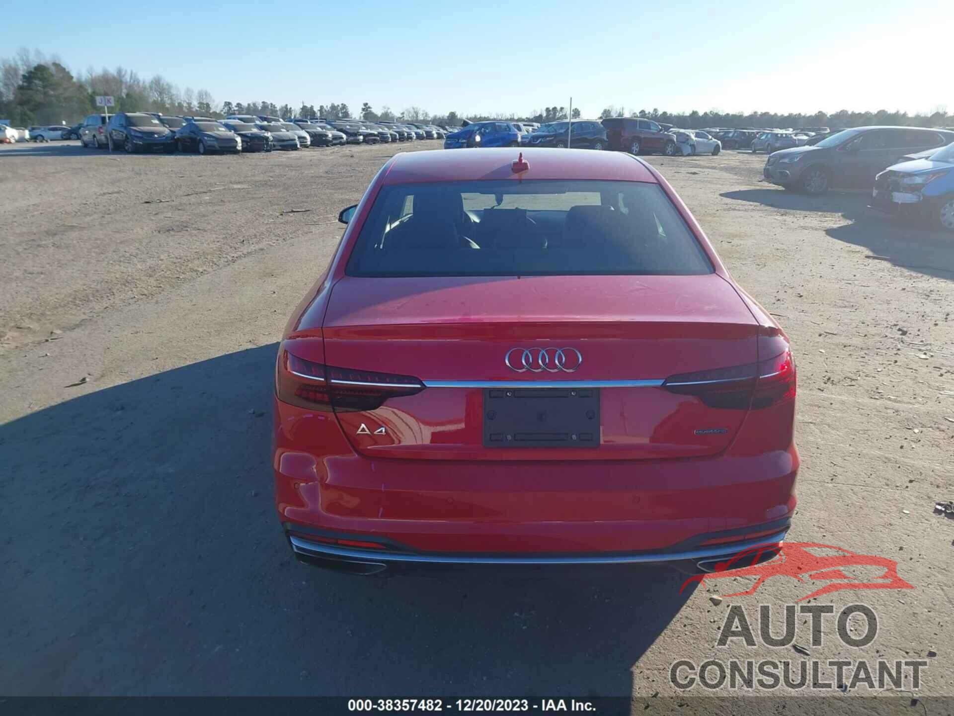 AUDI A4 2020 - WAUENAF42LN011917