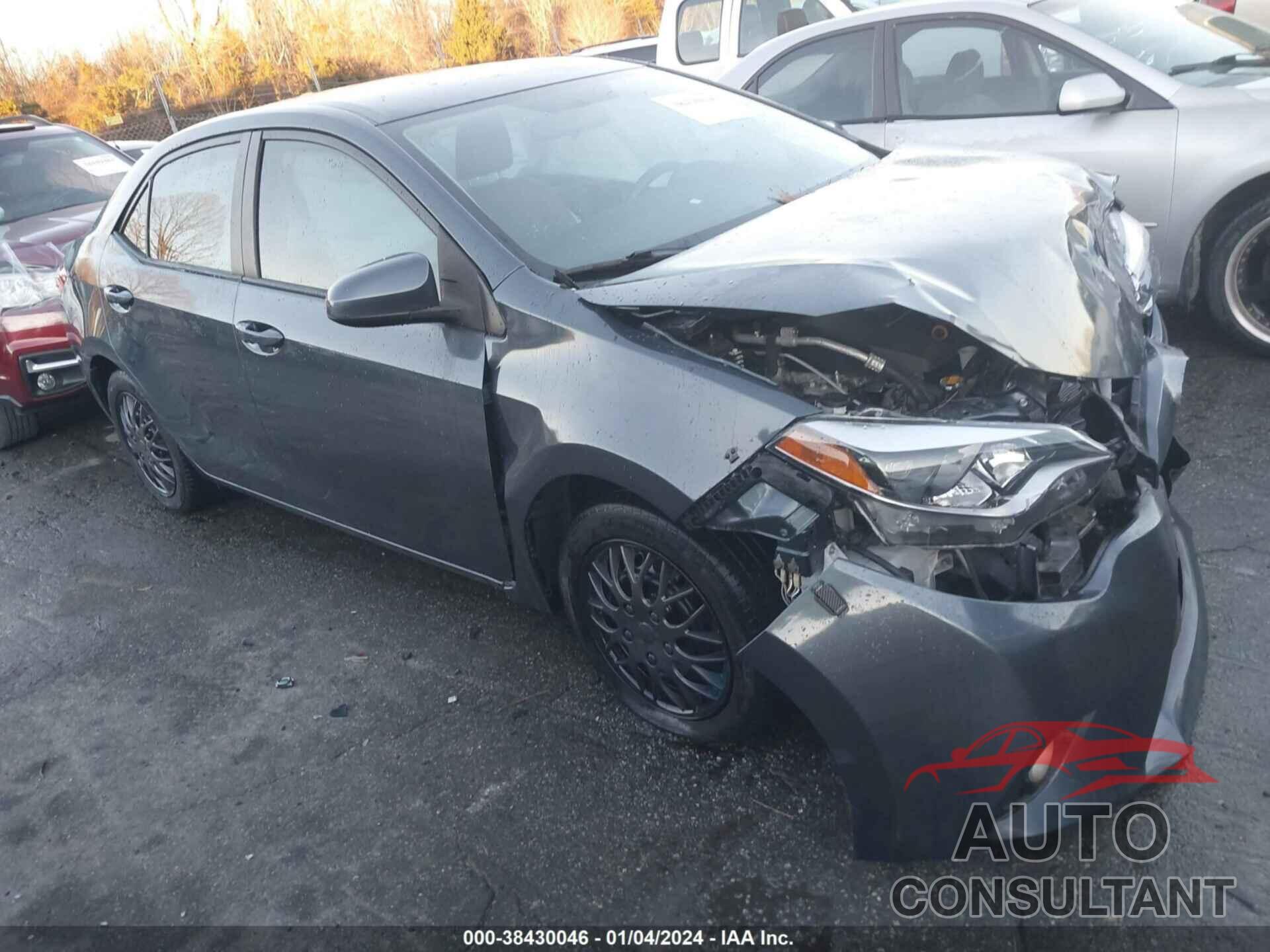 TOYOTA COROLLA 2016 - 2T1BURHE6GC563250