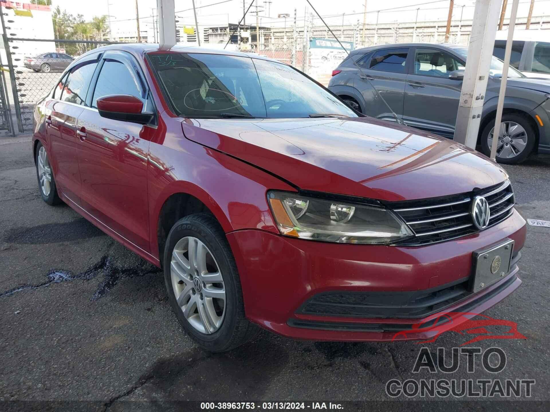 VOLKSWAGEN JETTA 2017 - 3VW2B7AJ6HM212474