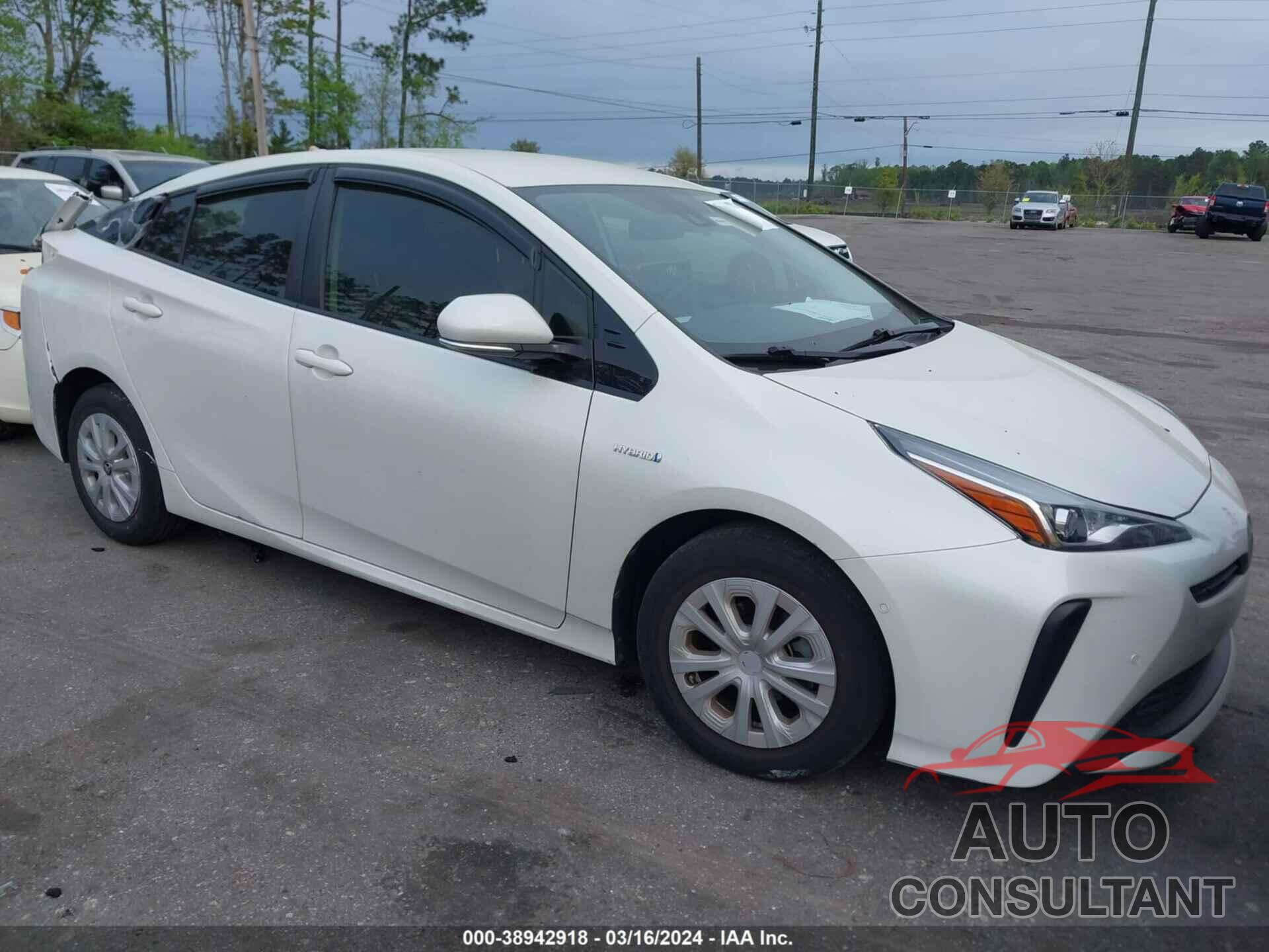 TOYOTA PRIUS 2020 - JTDKARFU2L3105324