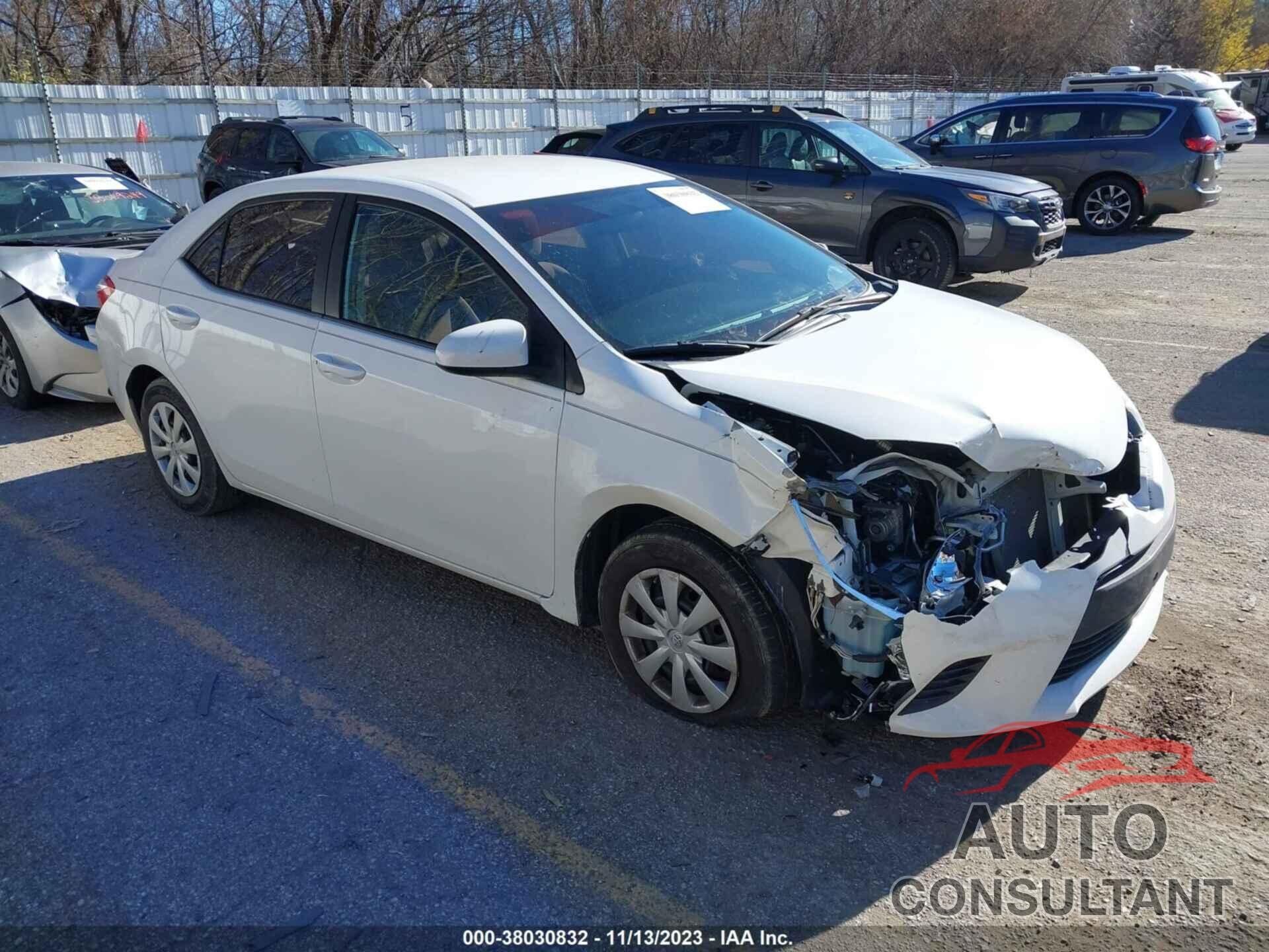 TOYOTA COROLLA 2016 - 2T1BURHE2GC678430