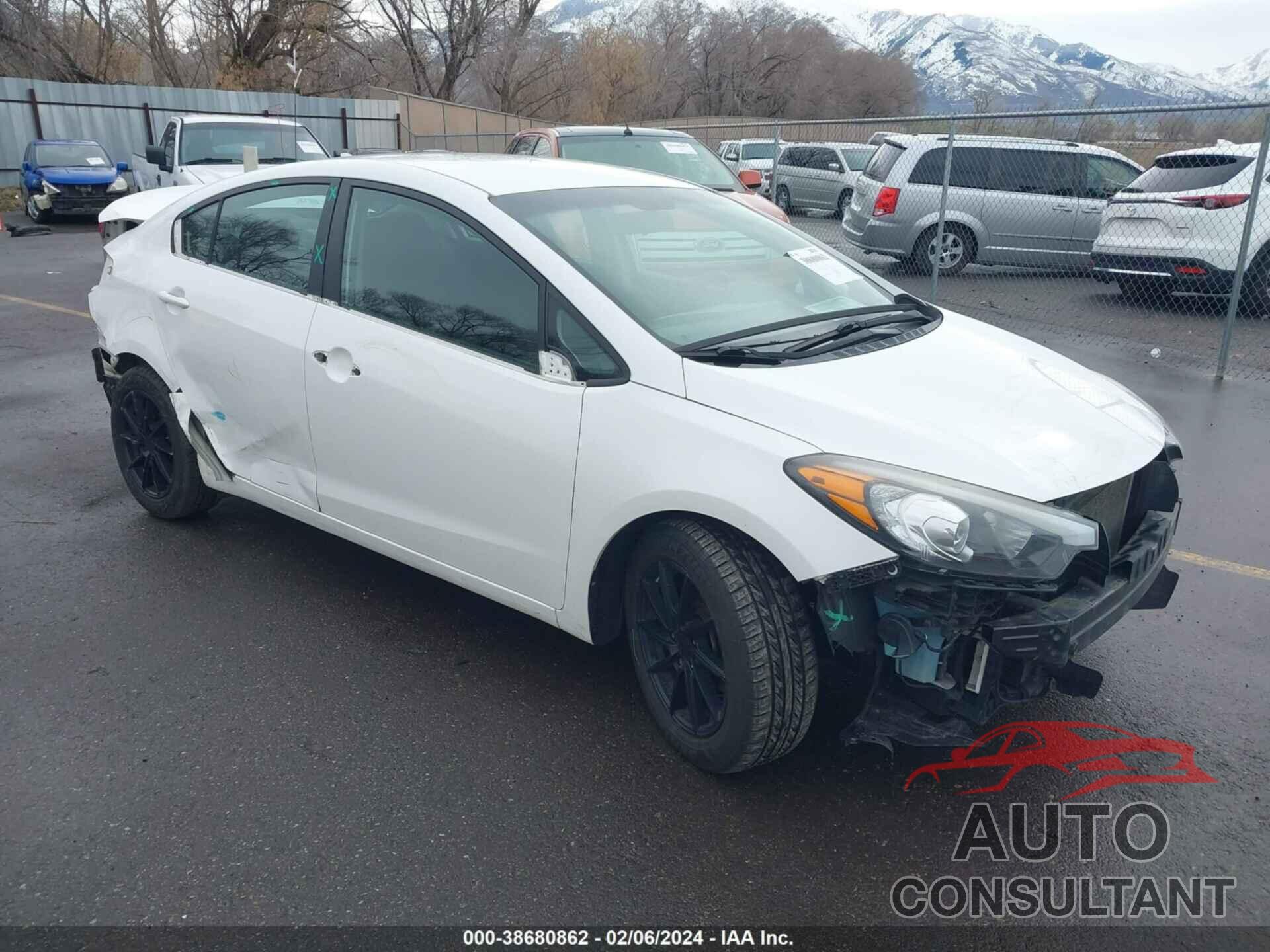 KIA FORTE 2016 - KNAFX4A65G5506790