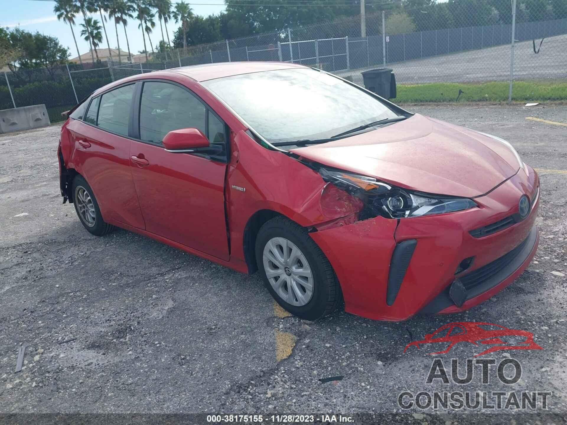 TOYOTA PRIUS 2019 - JTDKARFU0K3090336