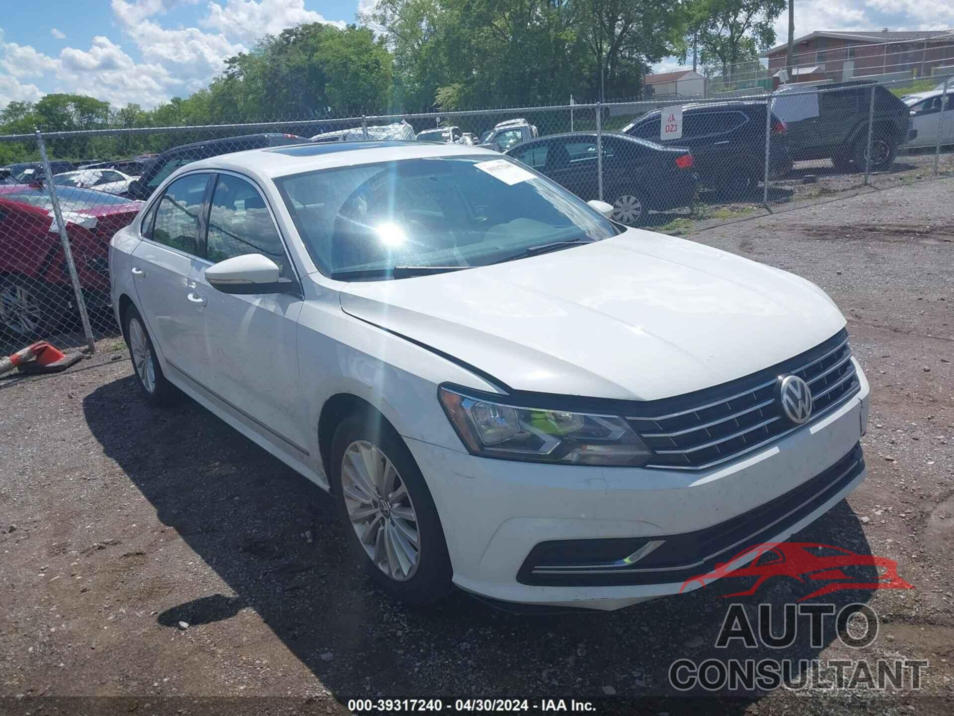 VOLKSWAGEN PASSAT 2016 - 1VWBT7A3XGC031957