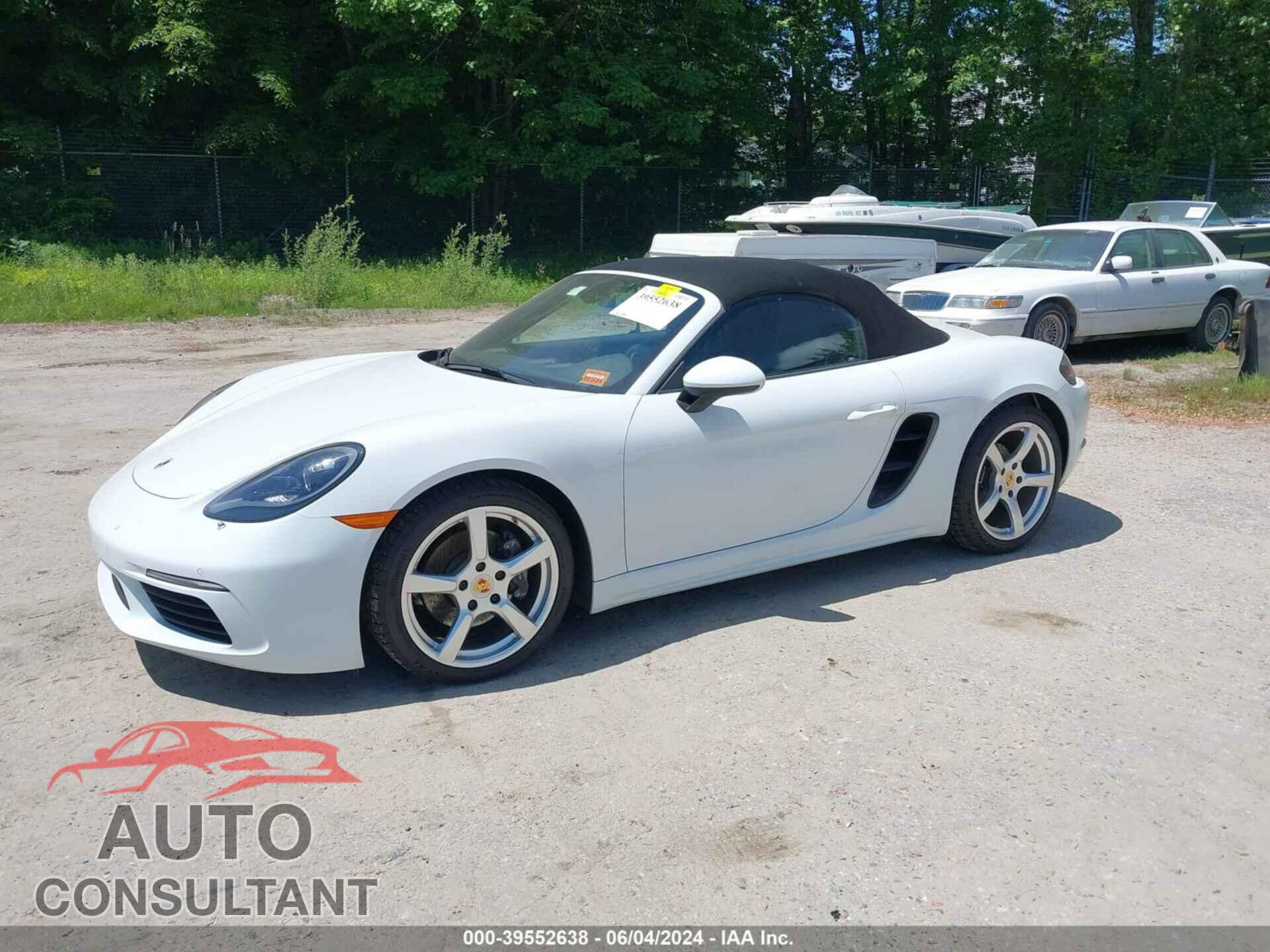 PORSCHE 718 BOXSTER 2018 - WP0CA2A80JS210436
