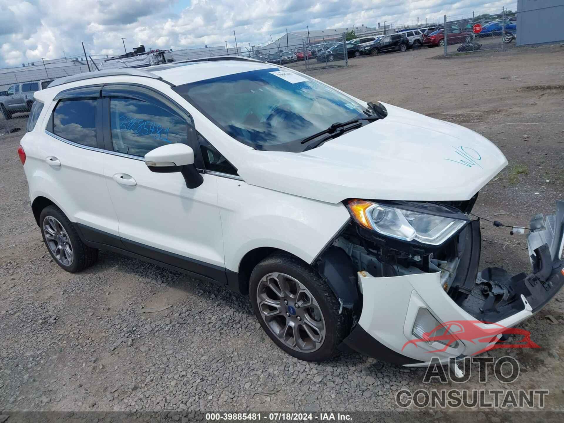 FORD ECOSPORT 2018 - MAJ3P1VE3JC197190