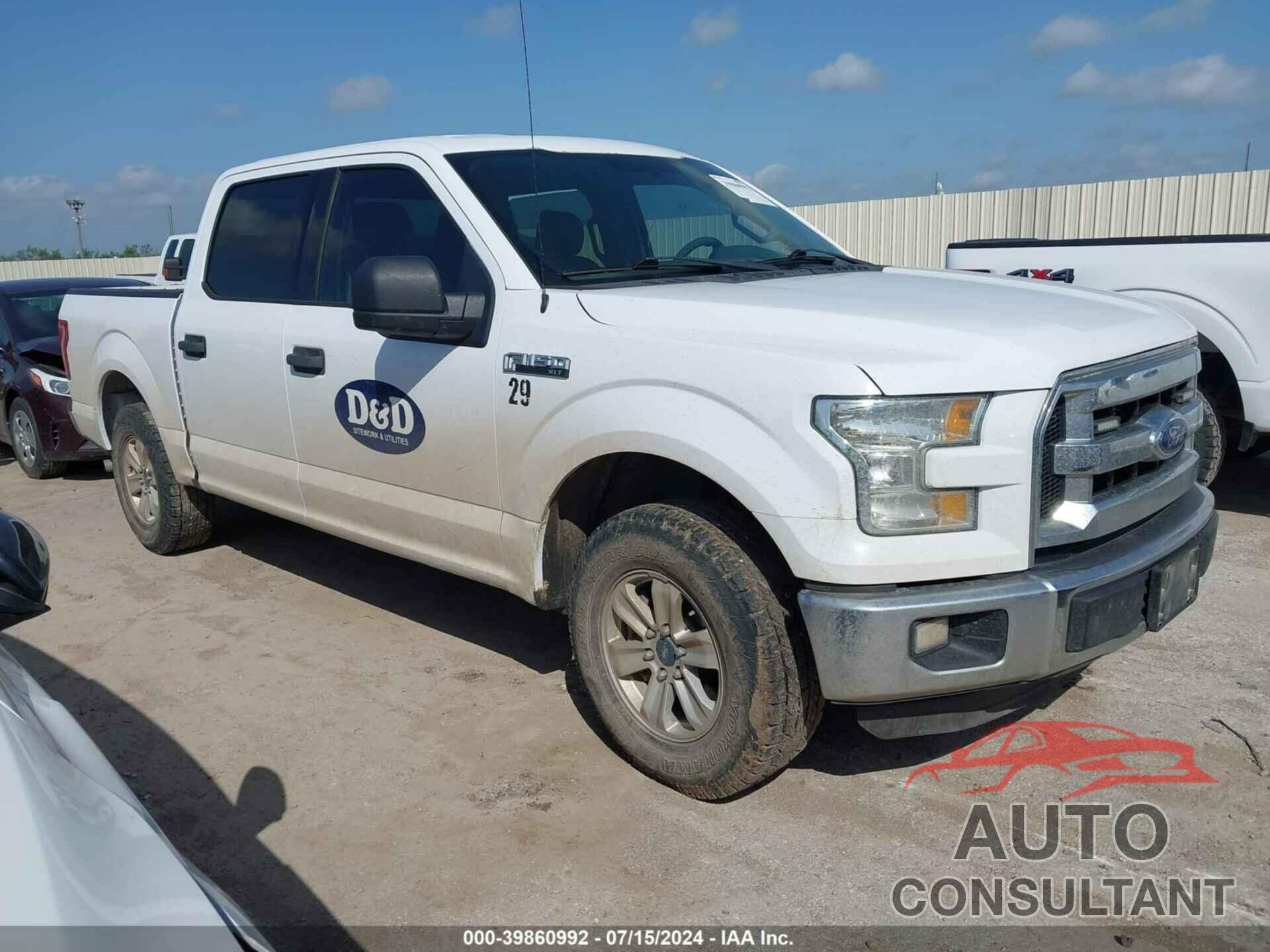 FORD F-150 2016 - 1FTEW1C85GKF95888