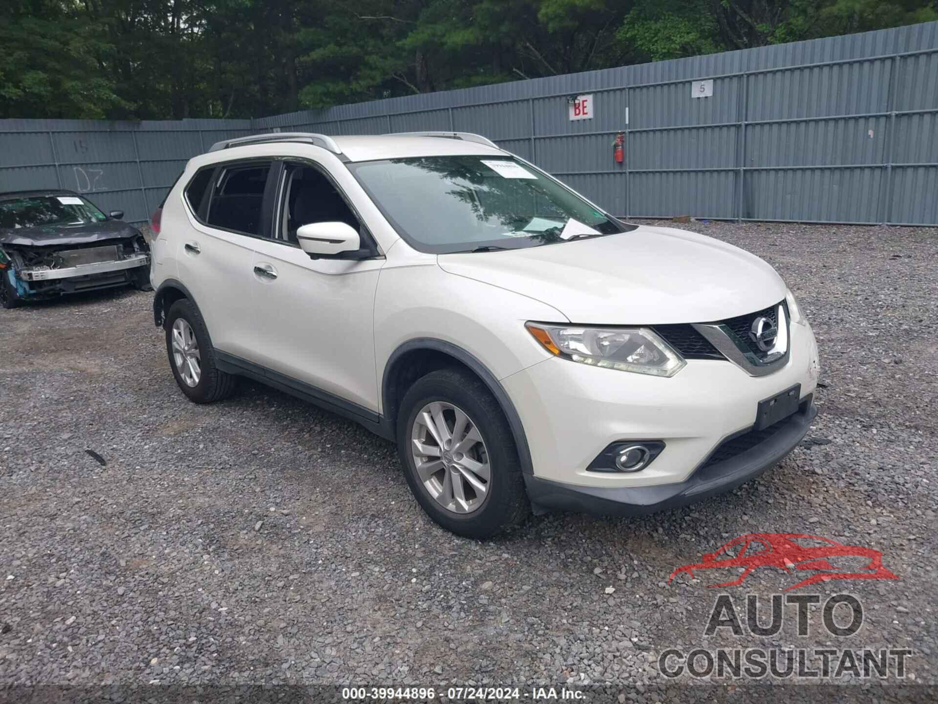 NISSAN ROGUE 2016 - KNMAT2MV8GP673441