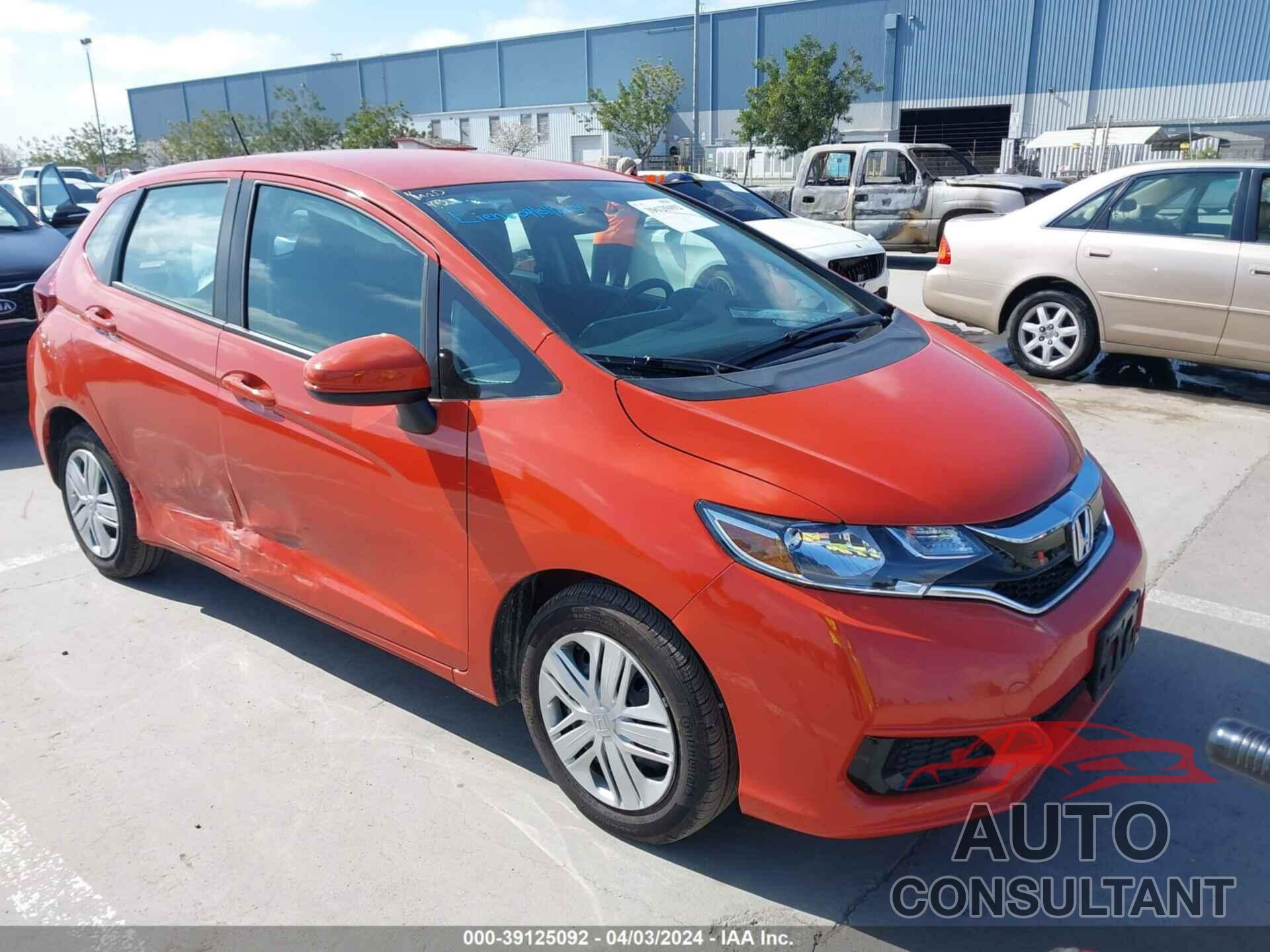 HONDA FIT 2019 - 3HGGK5H49KM723134