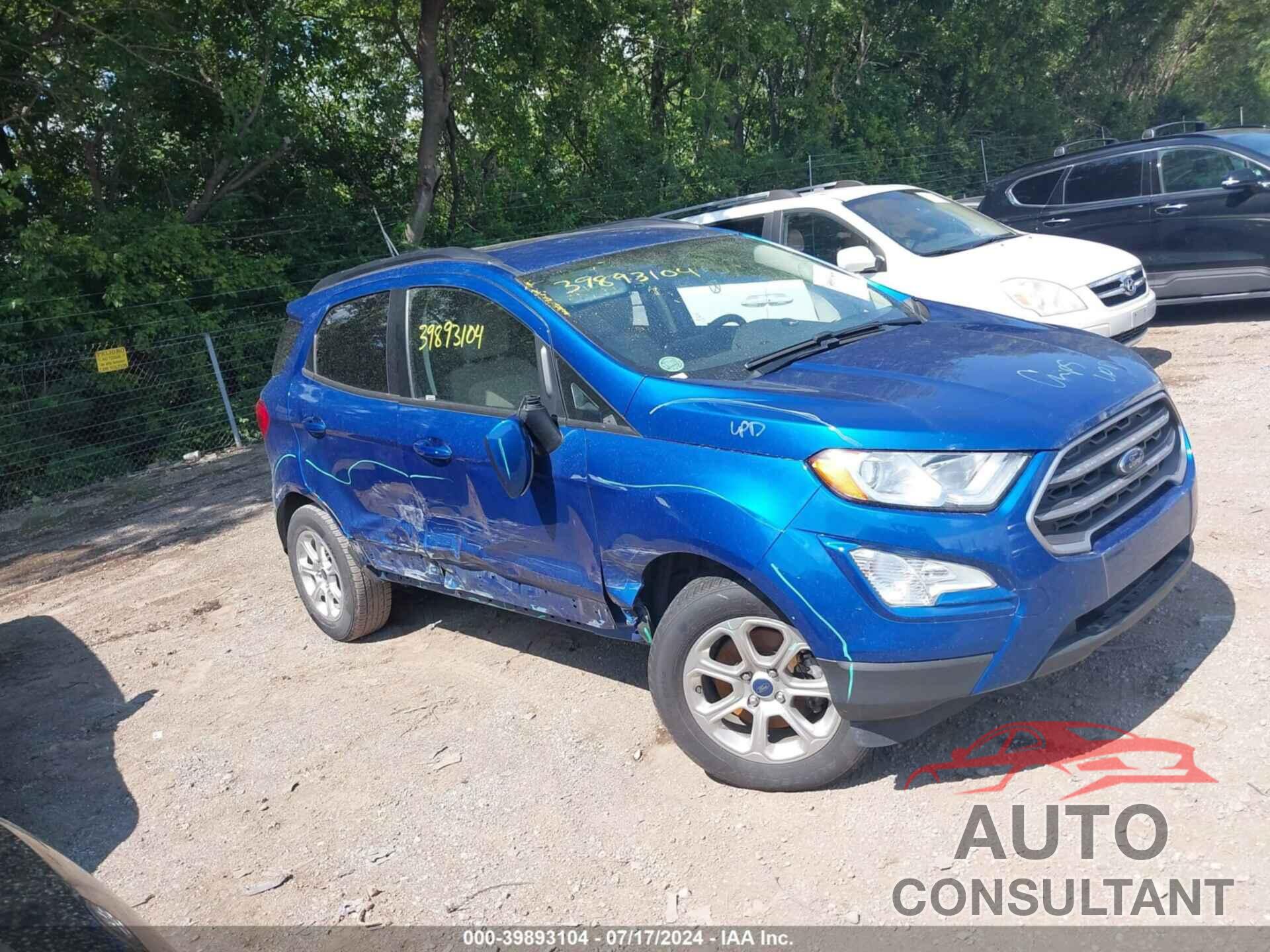 FORD ECOSPORT 2021 - MAJ3S2GEXMC423893