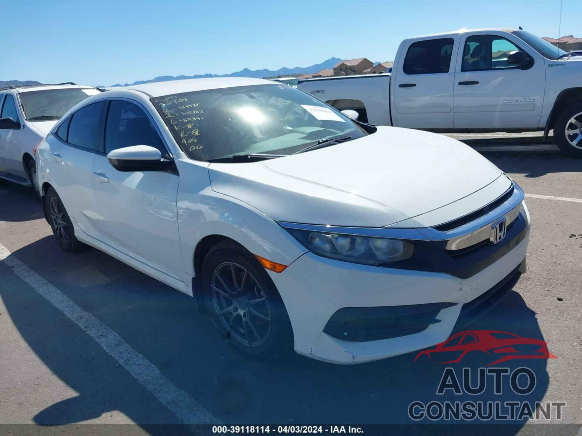 HONDA CIVIC 2017 - 19XFC2F51HE016565