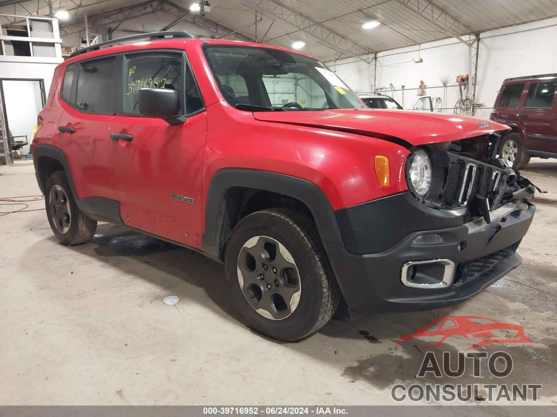 JEEP RENEGADE 2017 - ZACCJBAB8HPE56470