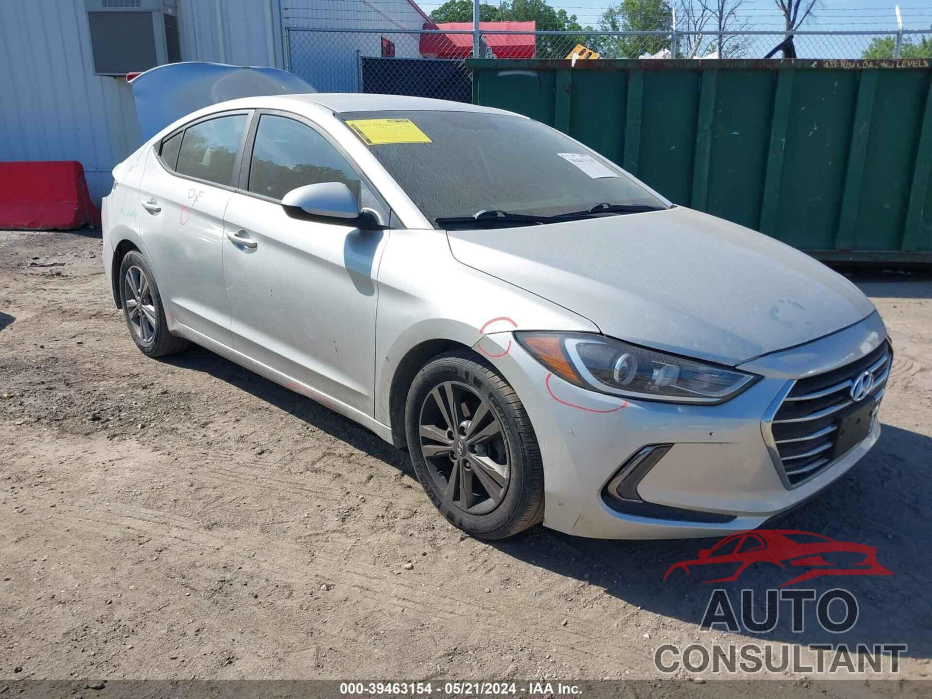 HYUNDAI ELANTRA 2017 - 5NPD84LF7HH014008