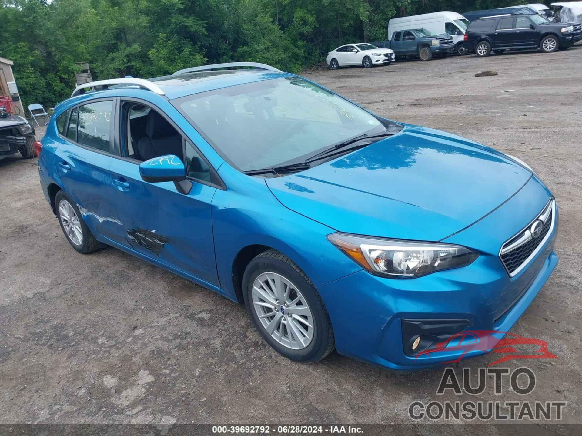 SUBARU IMPREZA 2017 - 4S3GTAD66H3711934