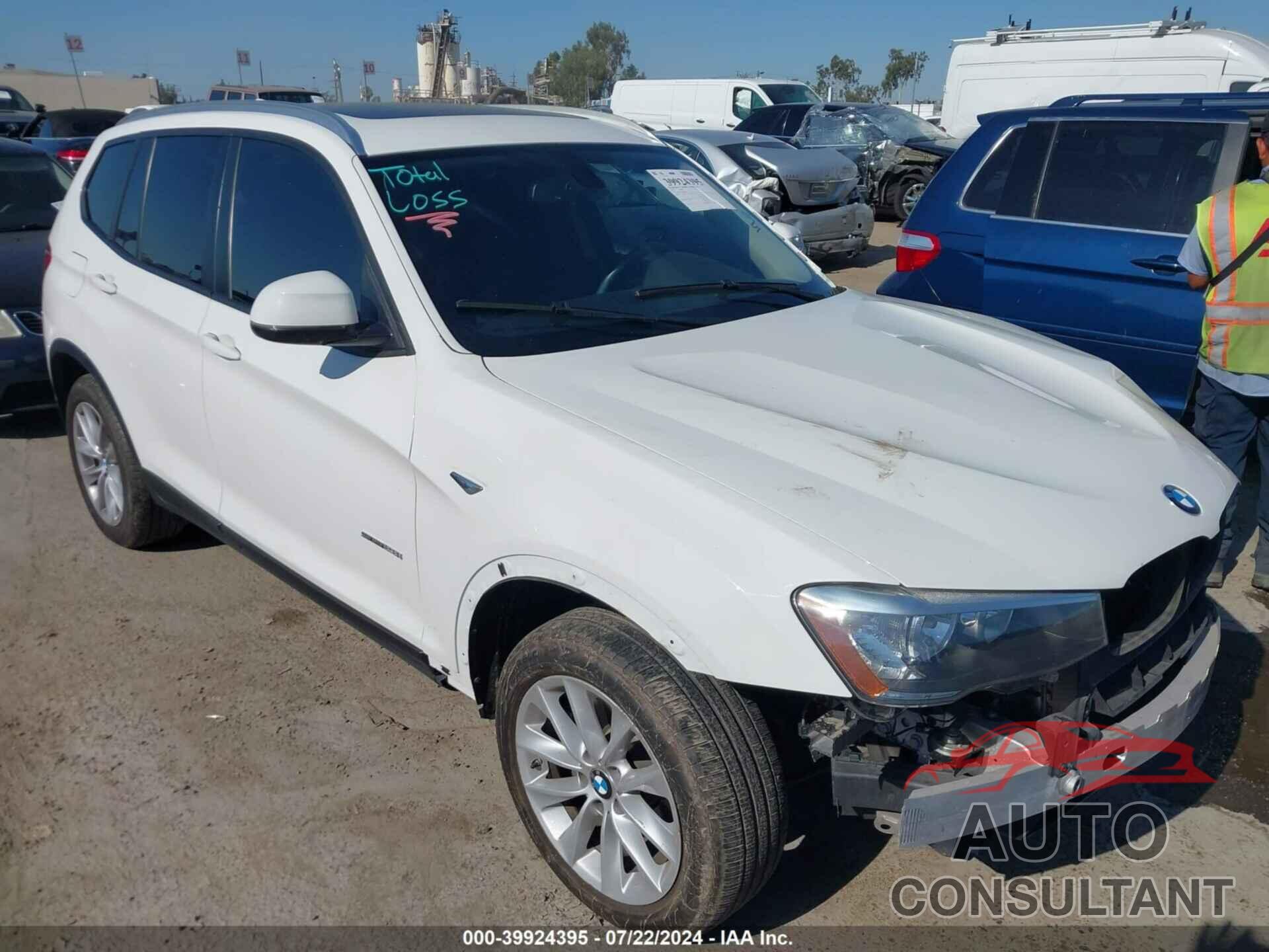 BMW X3 2017 - 5UXWZ7C32H0X42733