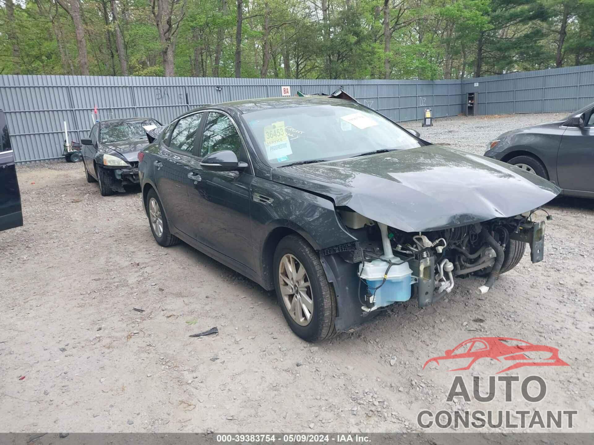 KIA OPTIMA 2016 - KNAGT4L30G5079876