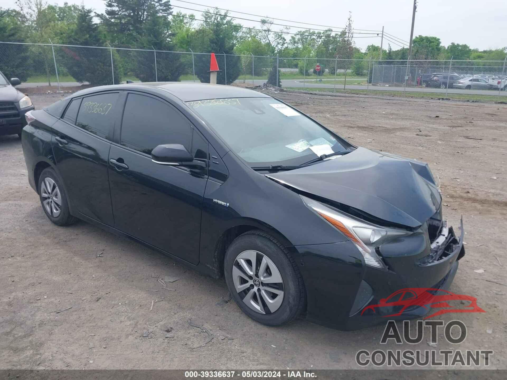 TOYOTA PRIUS 2017 - JTDKBRFU4H3054428