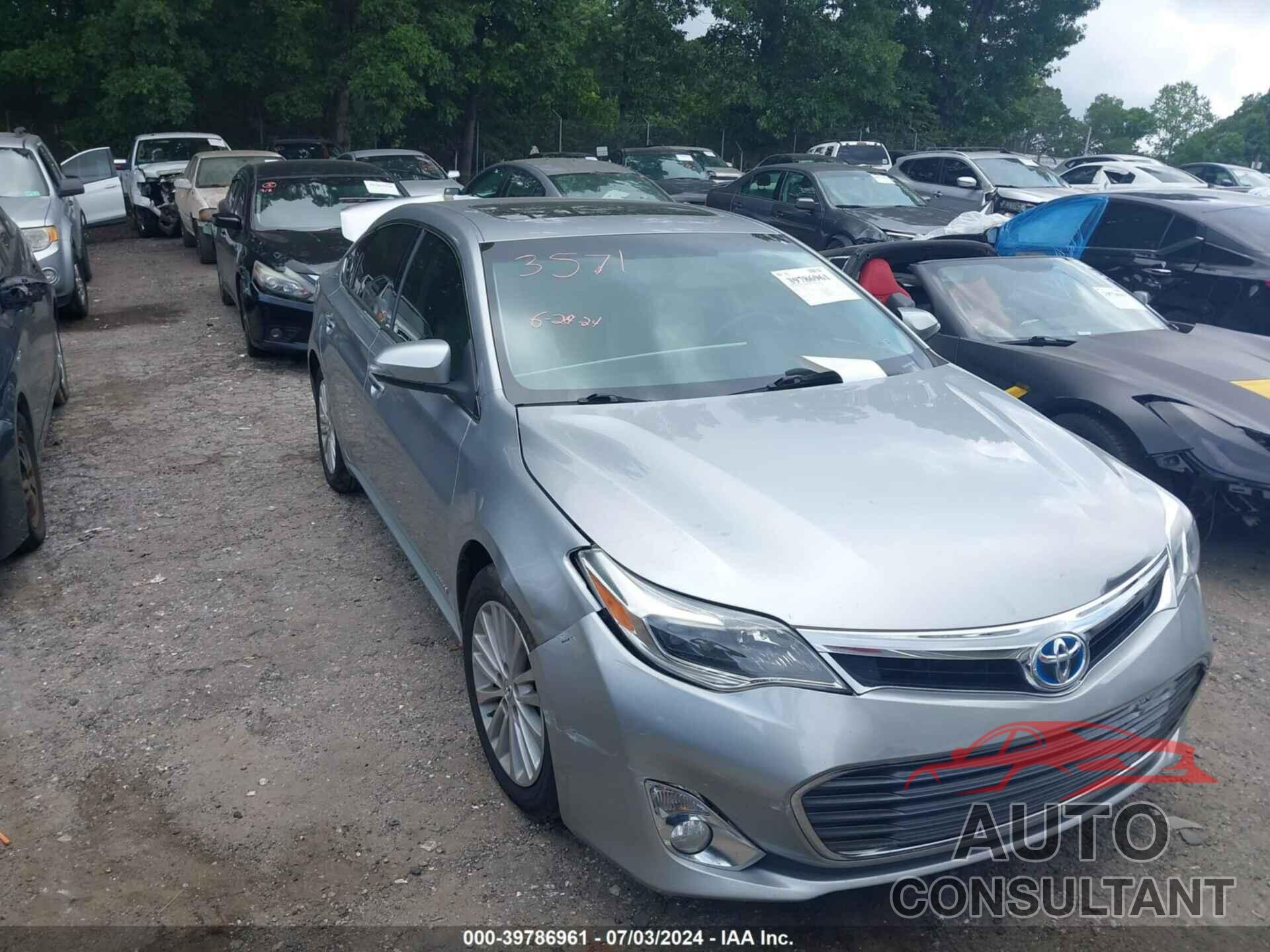 TOYOTA AVALON HYBRID 2015 - 4T1BD1EB0FU043571
