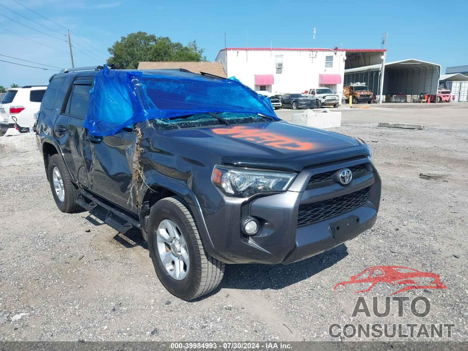 TOYOTA 4RUNNER 2016 - JTEZU5JR5G5120181