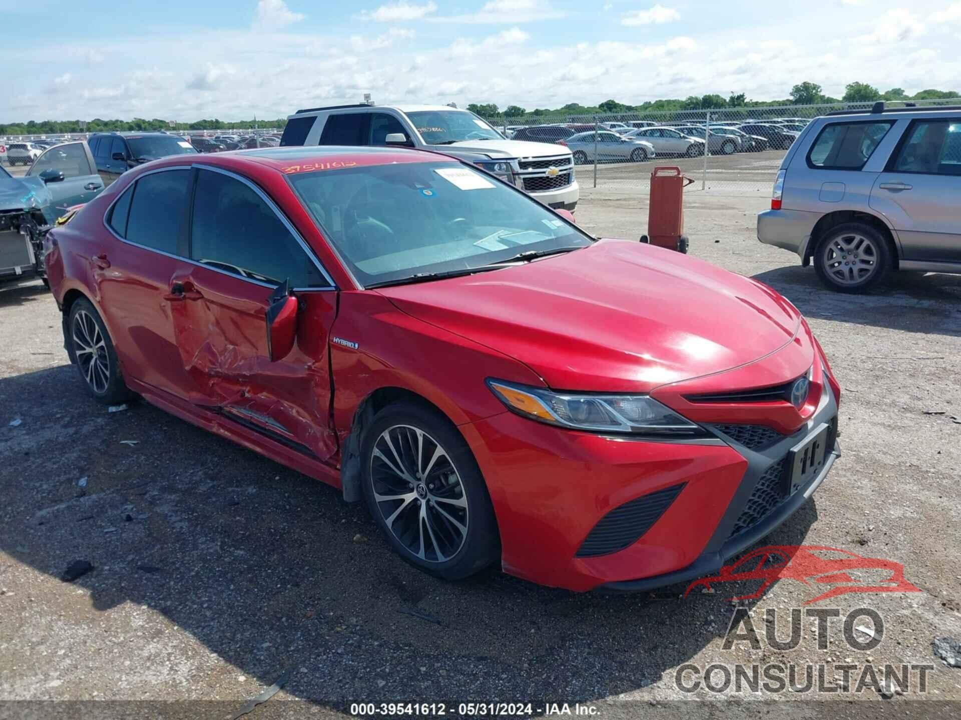 TOYOTA CAMRY 2020 - 4T1J31AK8LU014500