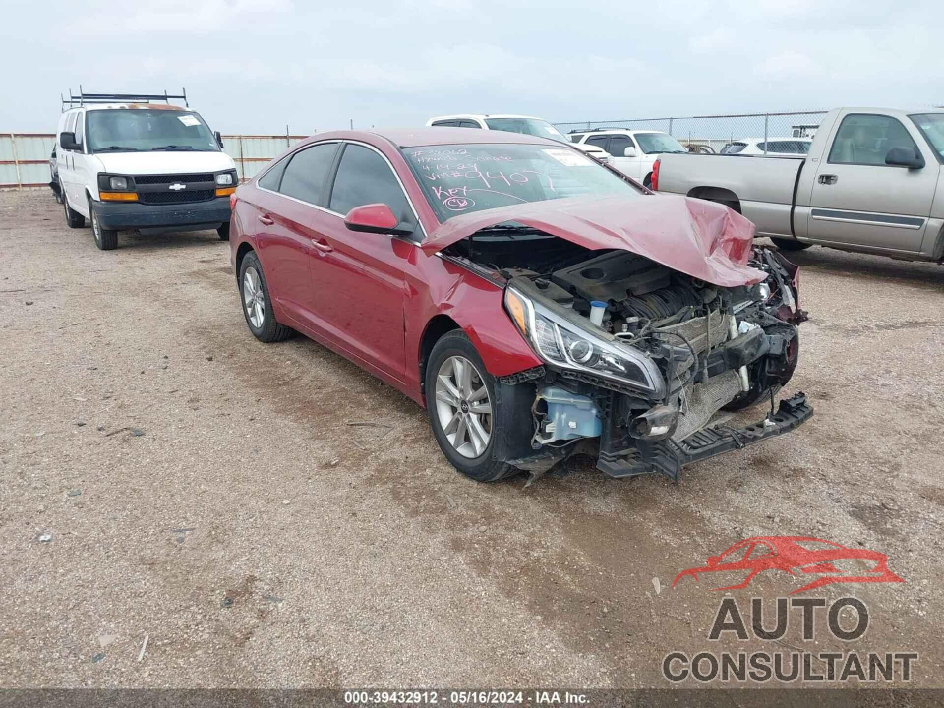 HYUNDAI SONATA 2016 - 5NPE24AF3GH339407