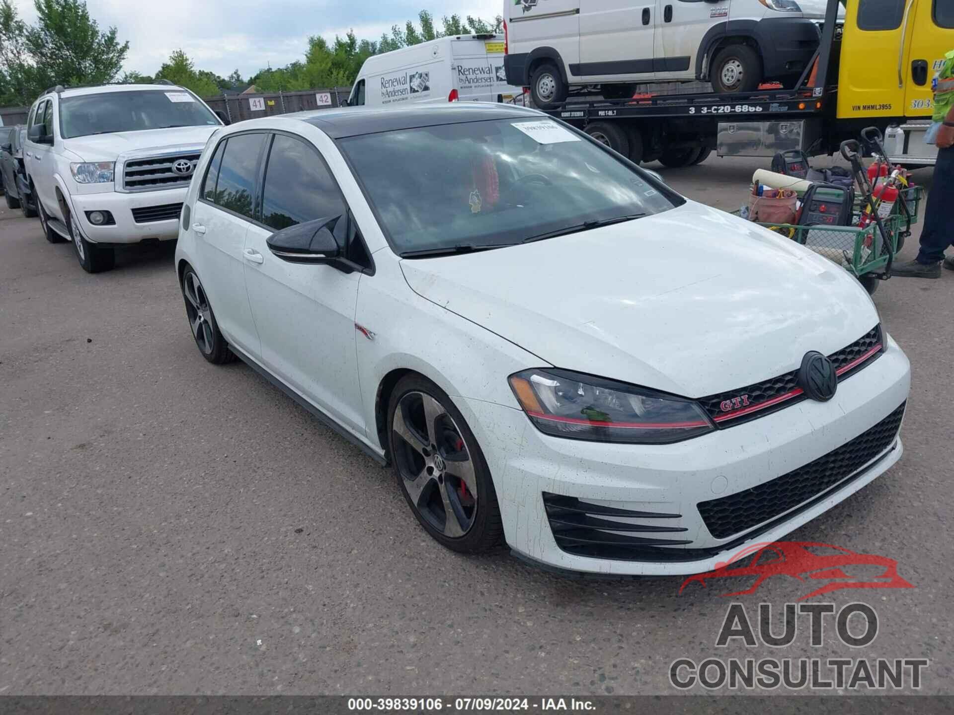 VOLKSWAGEN GOLF GTI 2017 - 3VW447AU1HM052176